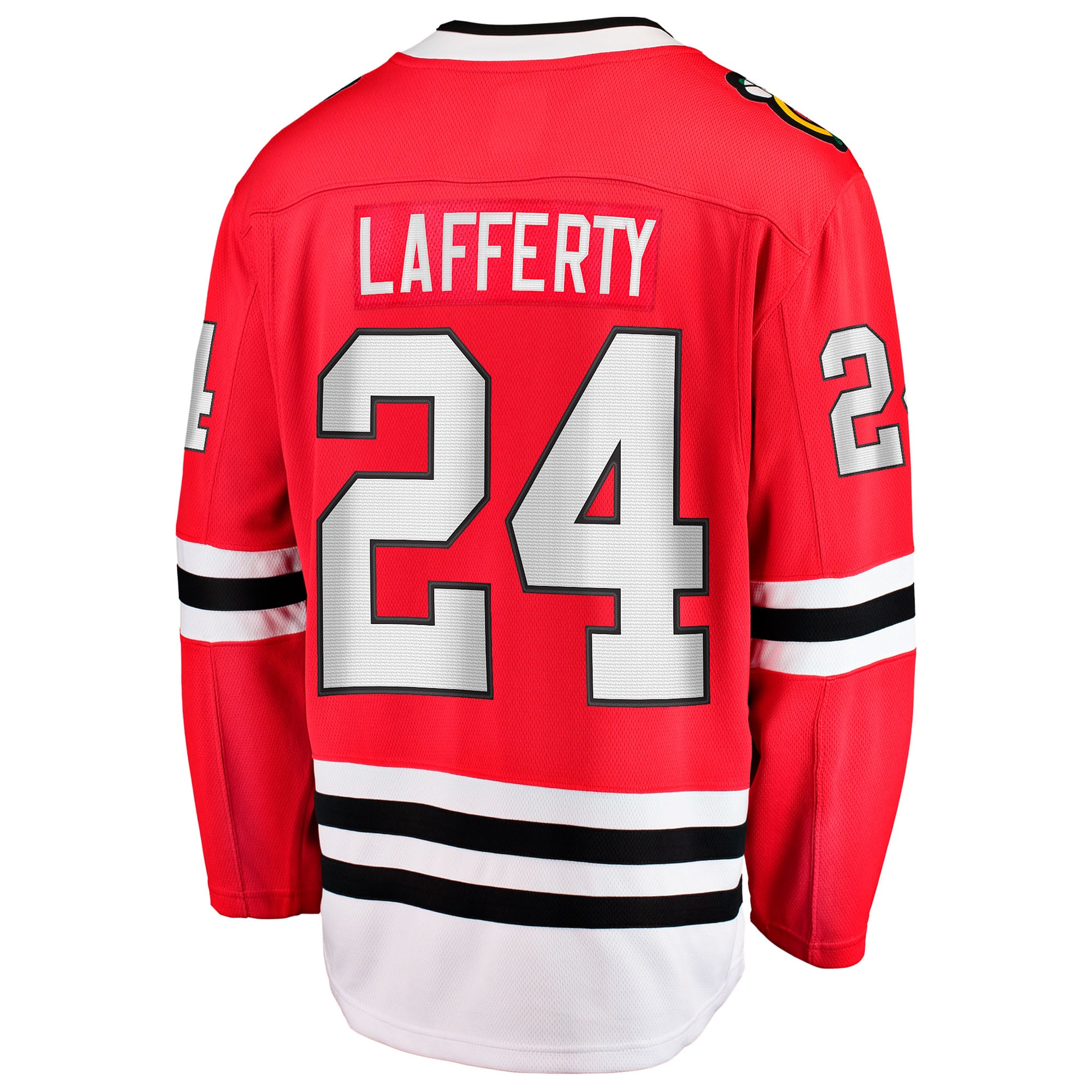 Sam Lafferty Chicago Blackhawks Fanatics Home Breakaway Jersey – Red Clowdercats