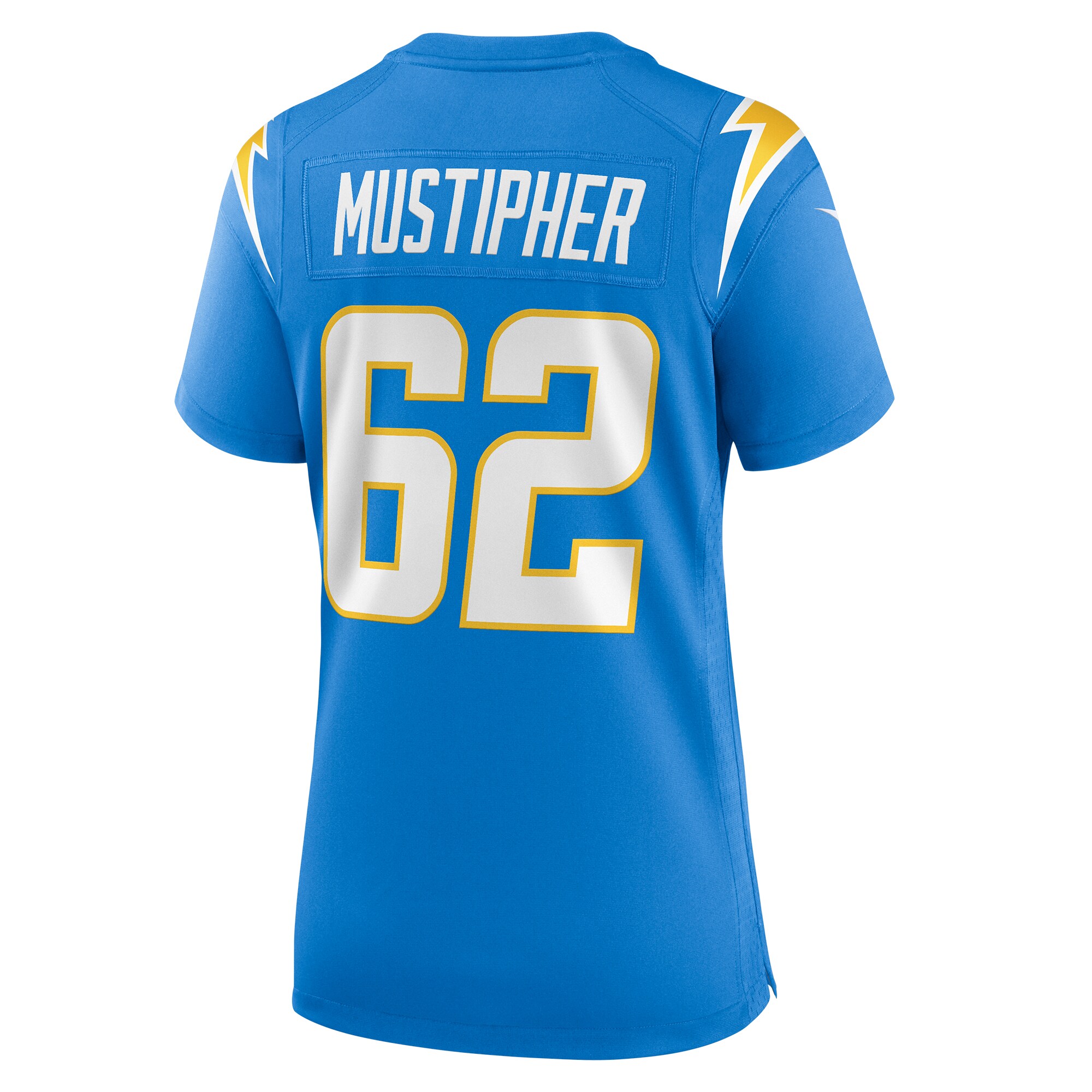 Sam Mustipher Los Angeles Chargers Nike Women’s Team Game Jersey – Powder Blue Clowdercats
