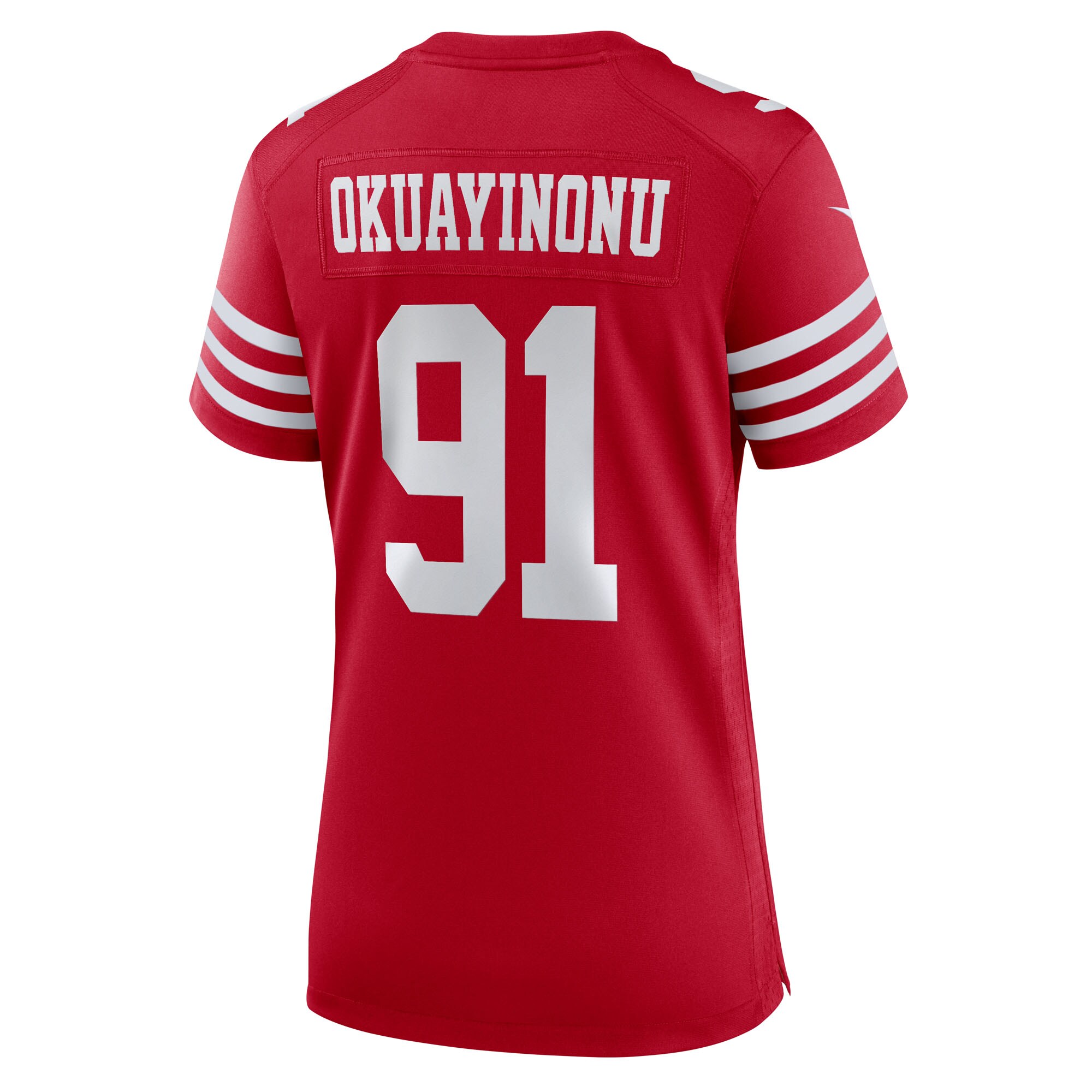 Sam Okuayinonu San Francisco 49ers Nike Women’s Team Game Jersey – Scarlet Clowdercats