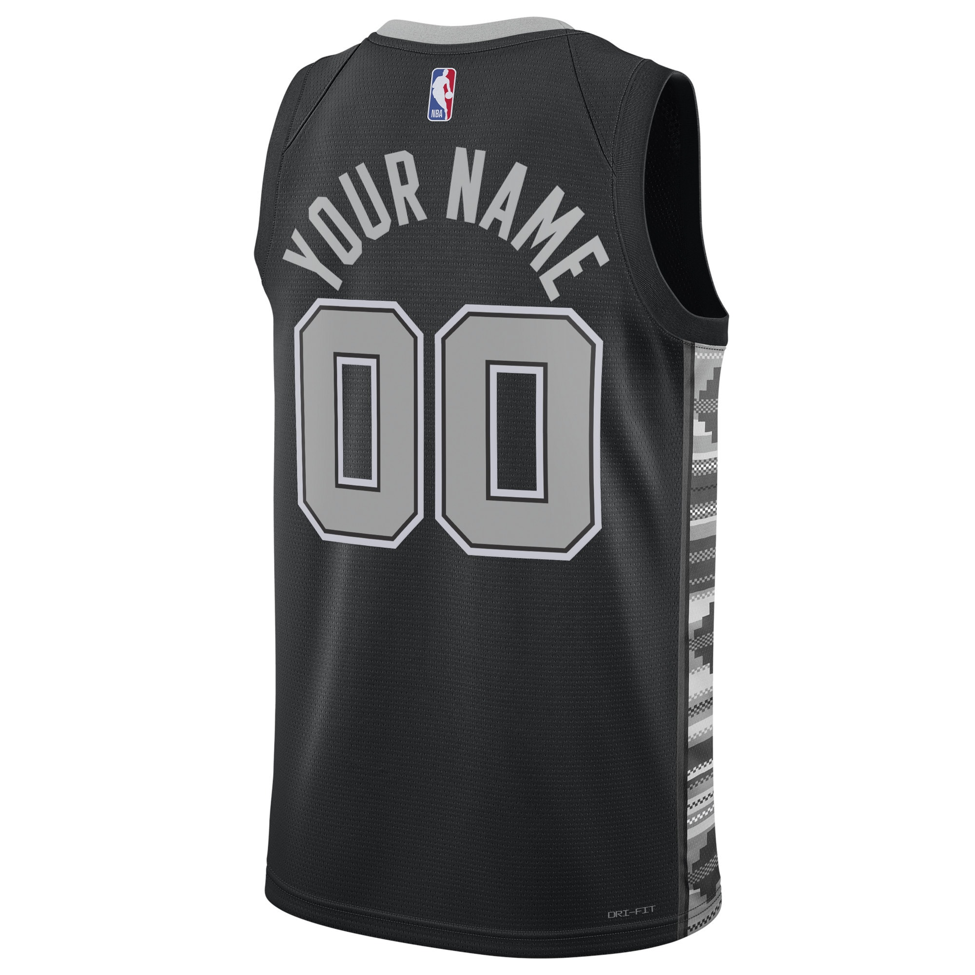 San Antonio Spurs Jordan Brand Unisex 2022/23 Swingman Custom Jersey – Statement Edition – Black Clowdercats