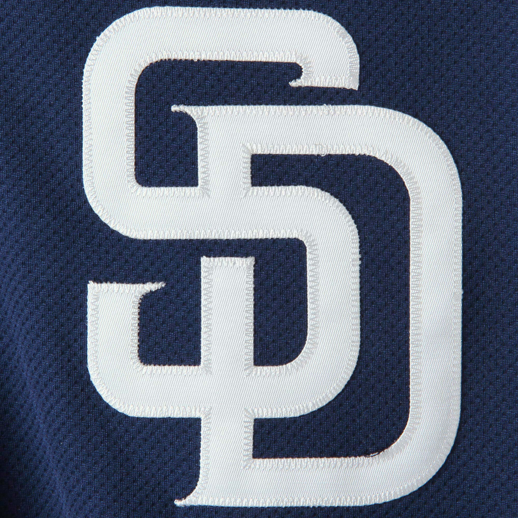 San Diego Padres Majestic Authentic Collection On-Field 3/4-Sleeve Batting Practice Jersey – Navy/White