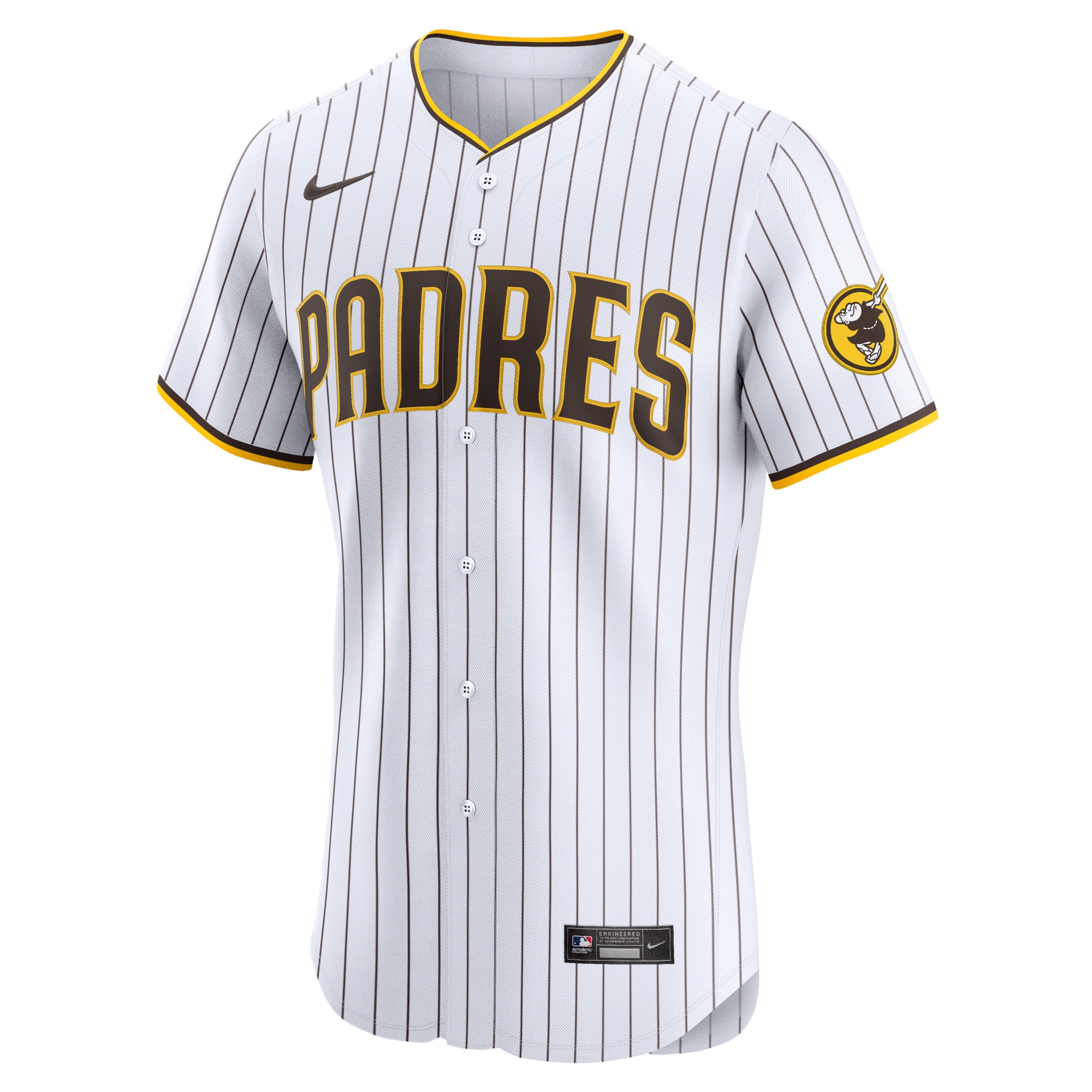 San Diego Padres Nike Home Elite Jersey – White