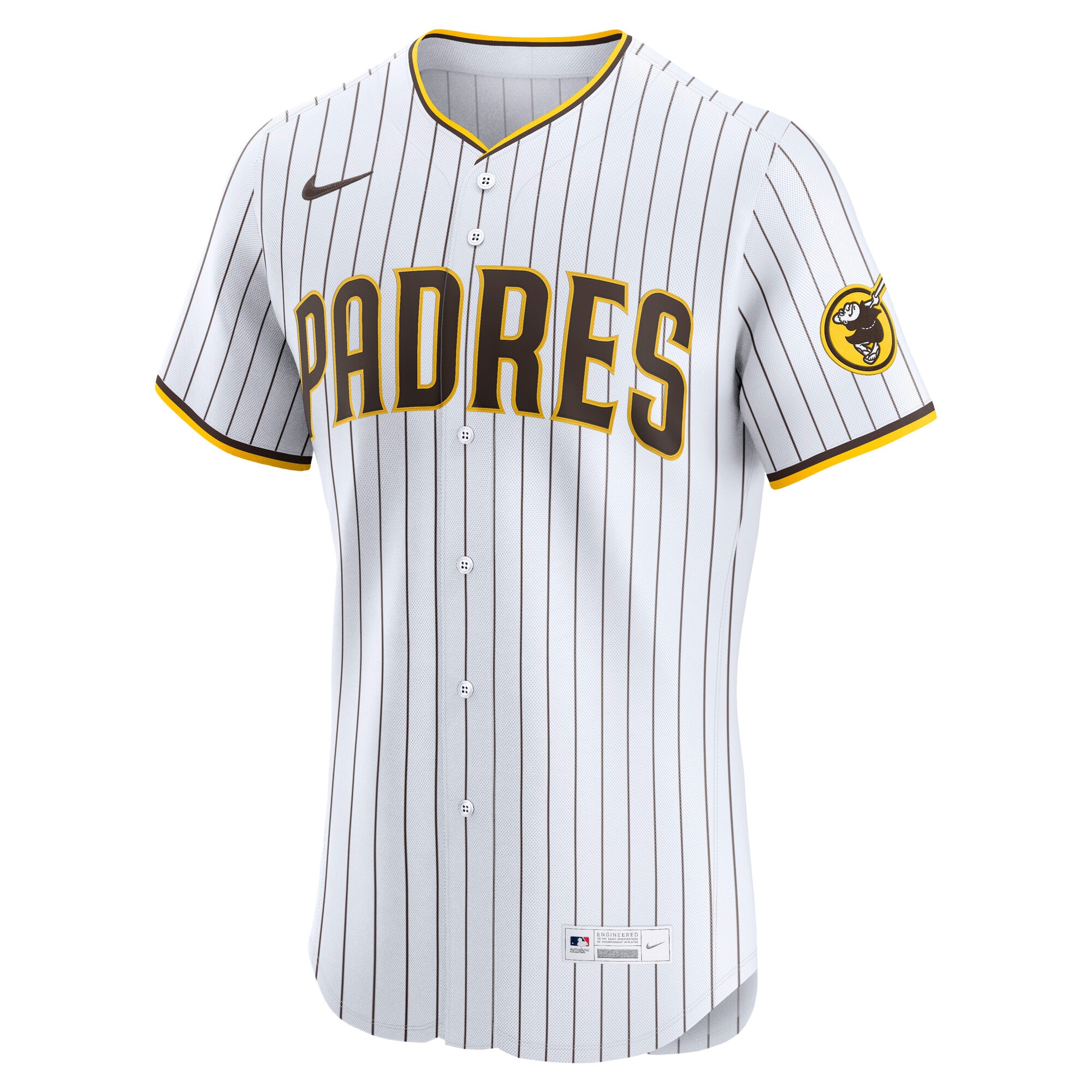 San Diego Padres Nike Home Elite Jersey – White