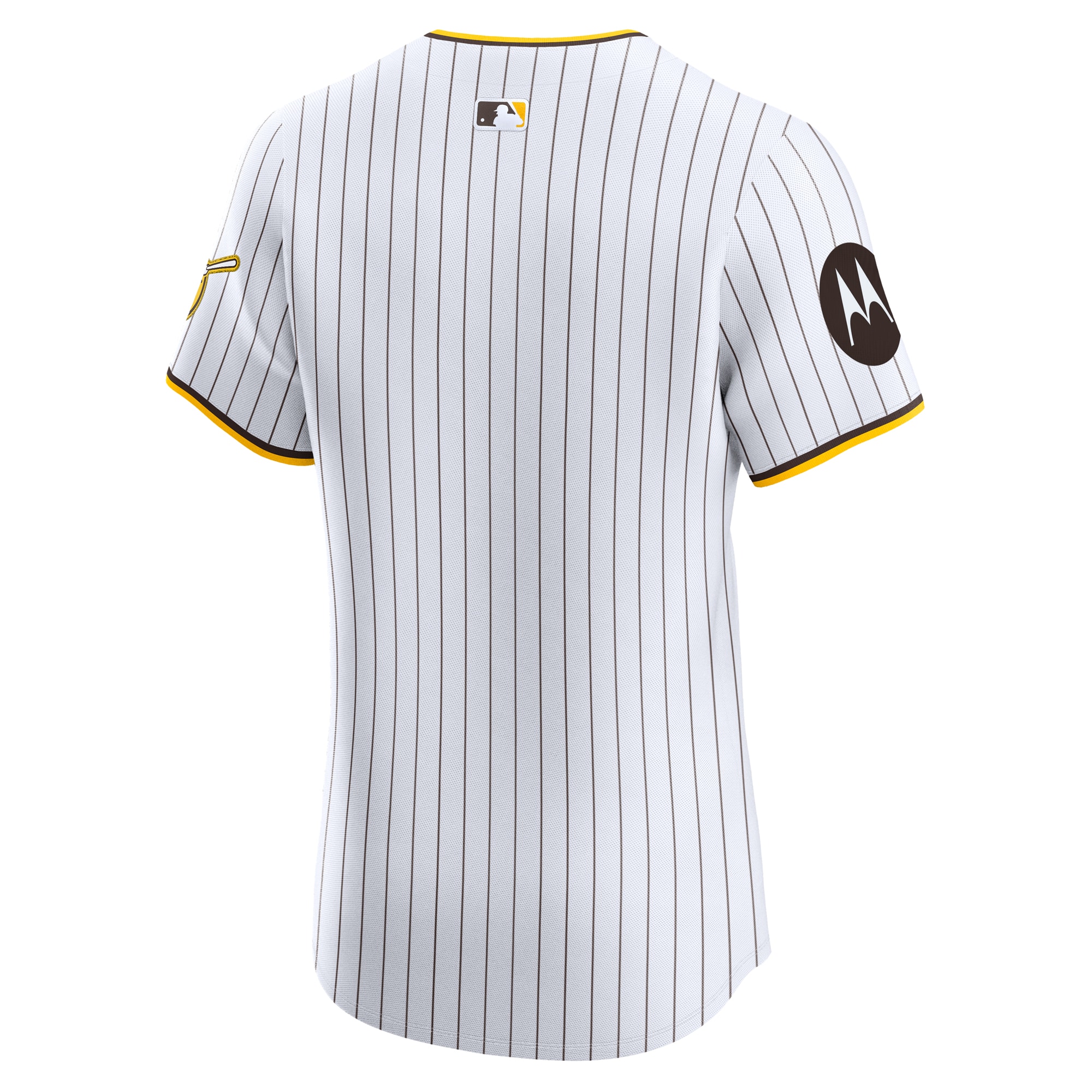 San Diego Padres Nike Home Elite Patch Jersey – White