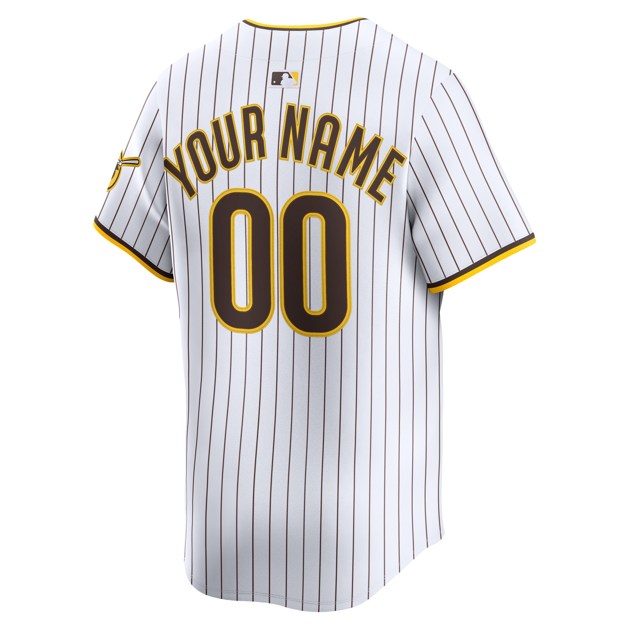 San Diego Padres Nike Home Limited Custom Jersey – White