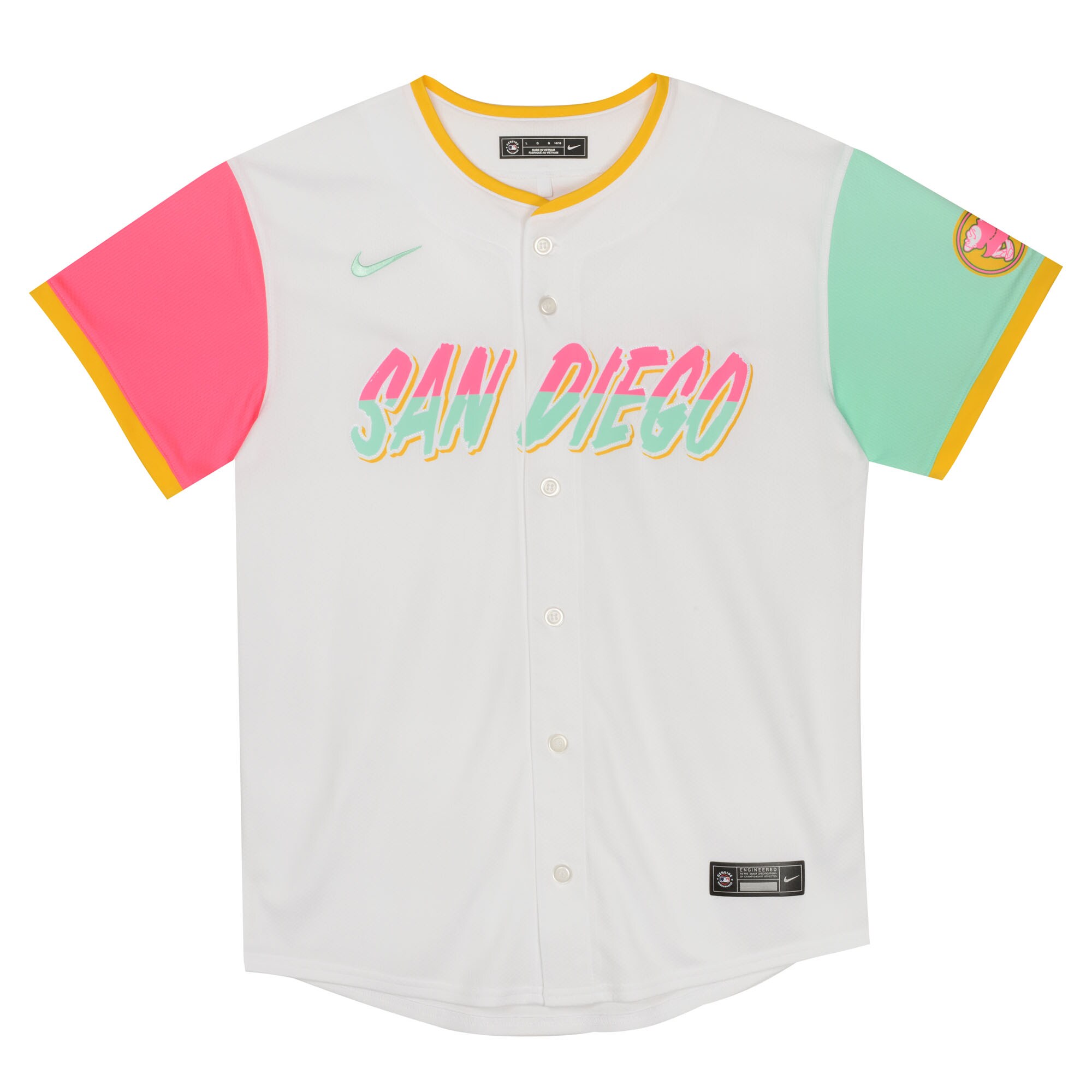San Diego Padres Nike Preschool City Connect Jersey – White