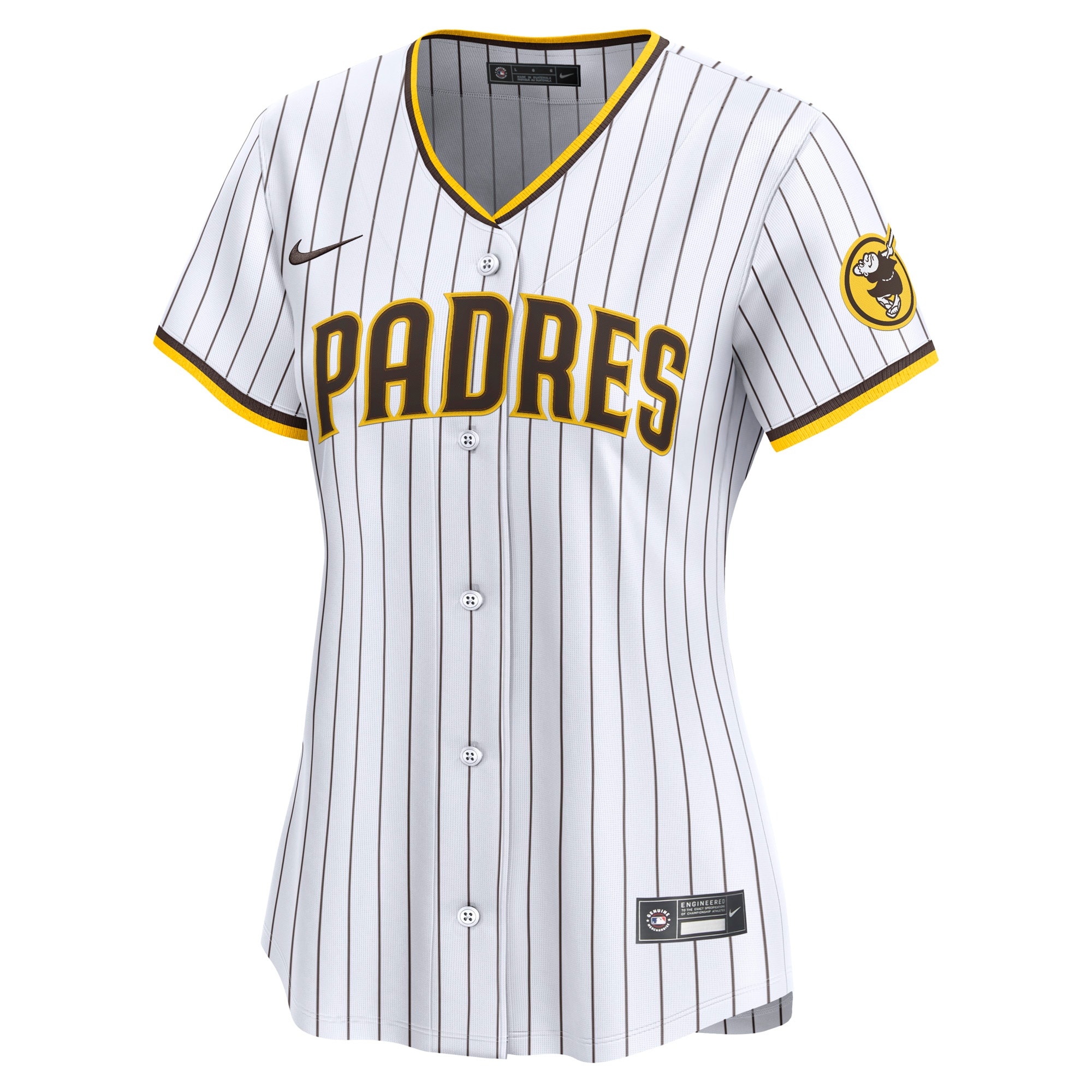 San Diego Padres Nike Women’s Home Limited Custom Jersey – White