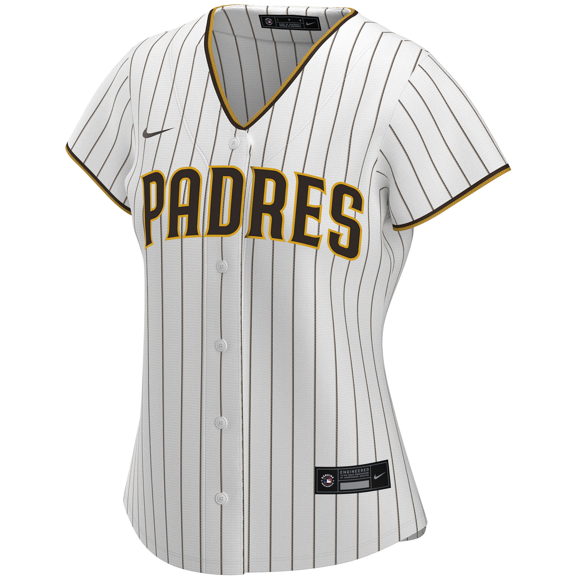 San Diego Padres Nike Women’s Home Replica Custom Jersey – White
