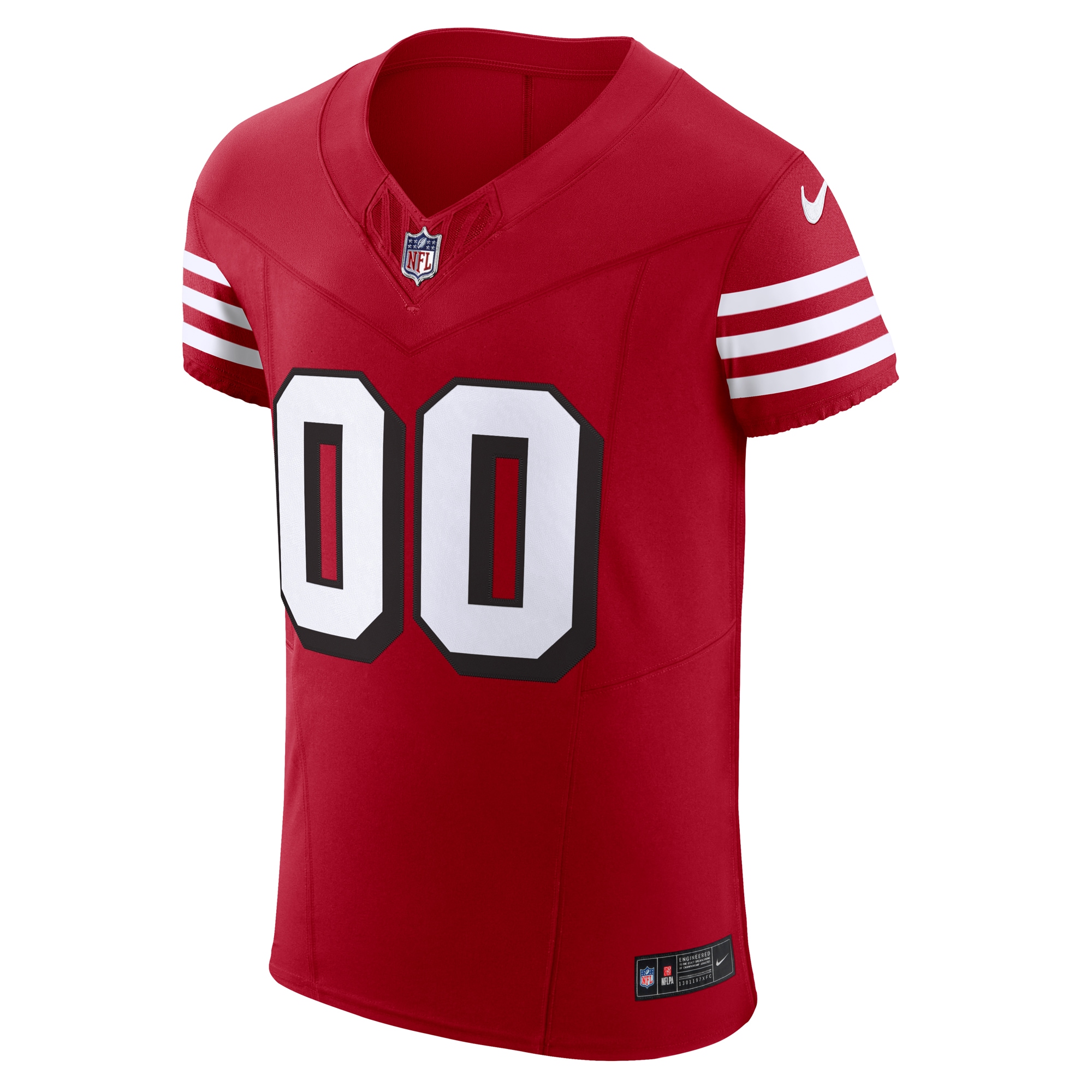 San Francisco 49ers Nike Alternate Vapor F.U.S.E. Elite Custom Jersey – Scarlet Clowdercats