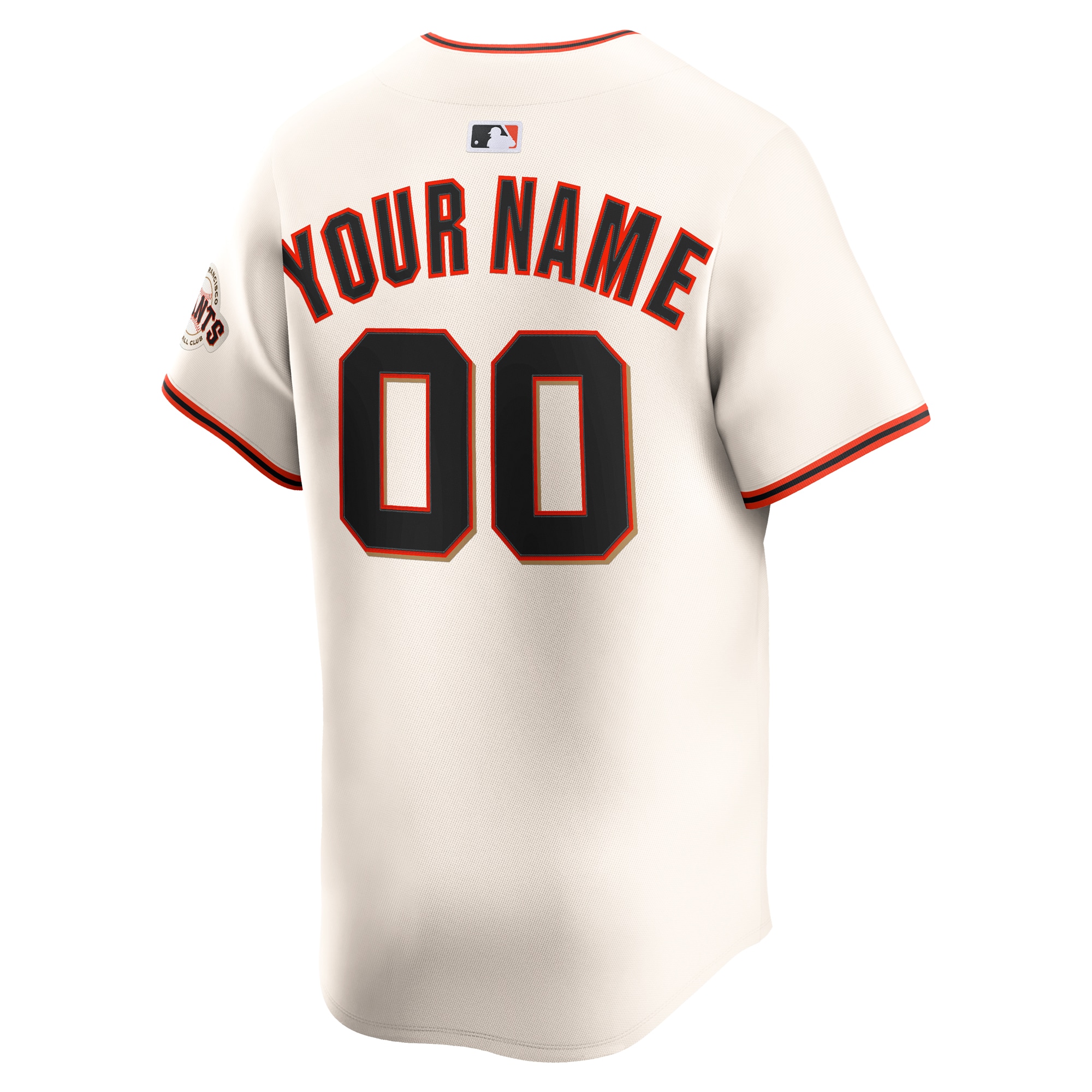 San Francisco Giants Nike Home Limited Custom Jersey – Cream