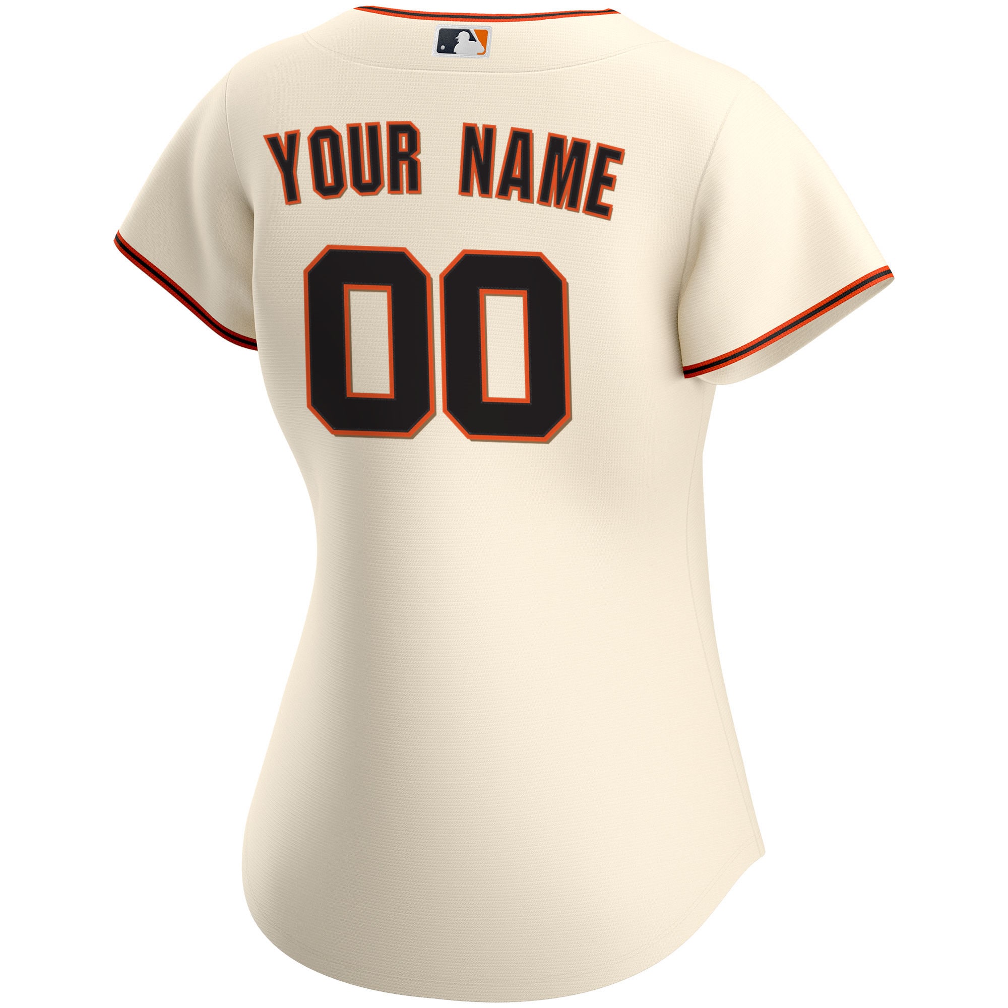 San Francisco Giants Nike Women’s Home Replica Custom Jersey – Cream