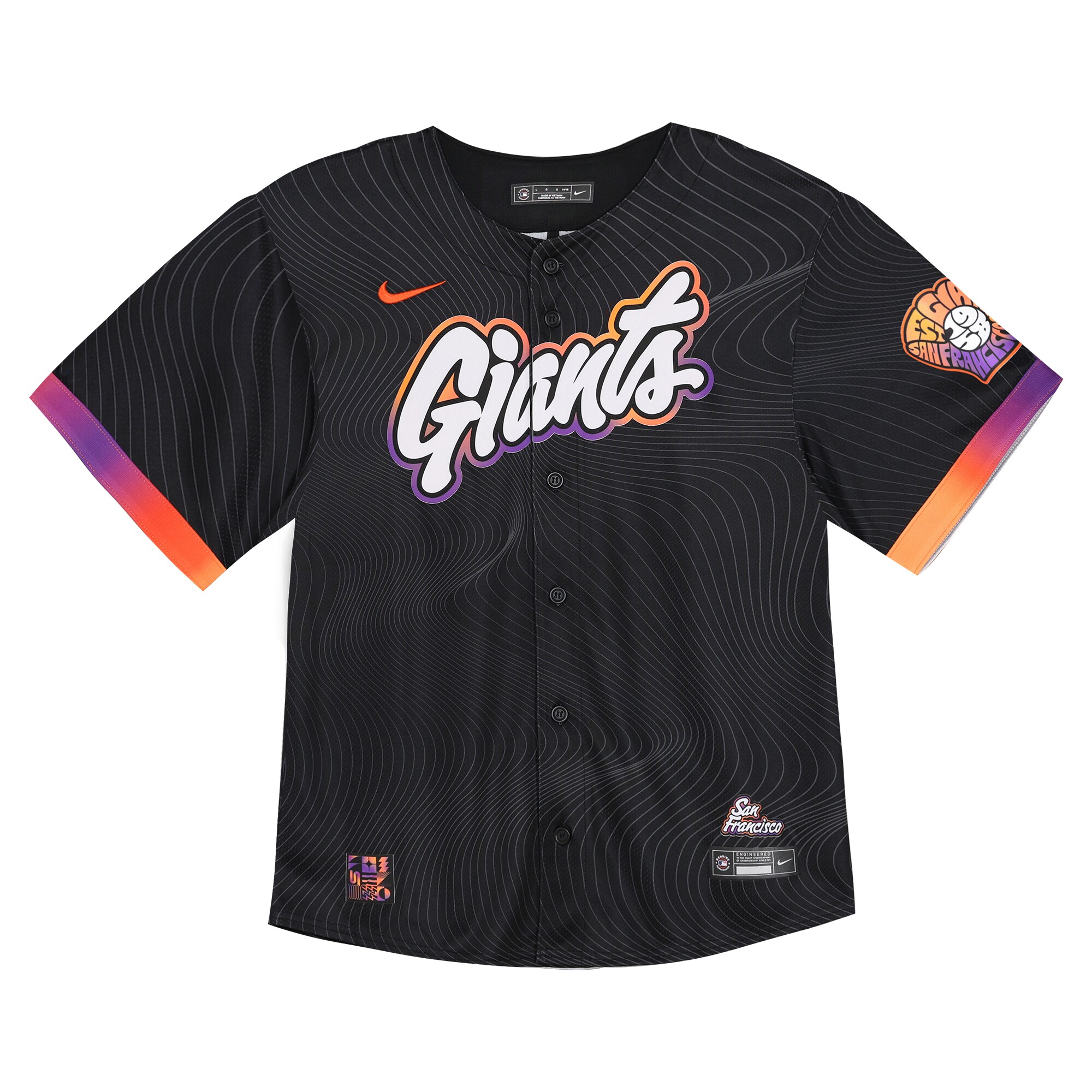 San Francisco Giants Outerstuff Infant 2025 City Connect Limited Jersey – Anthracite
