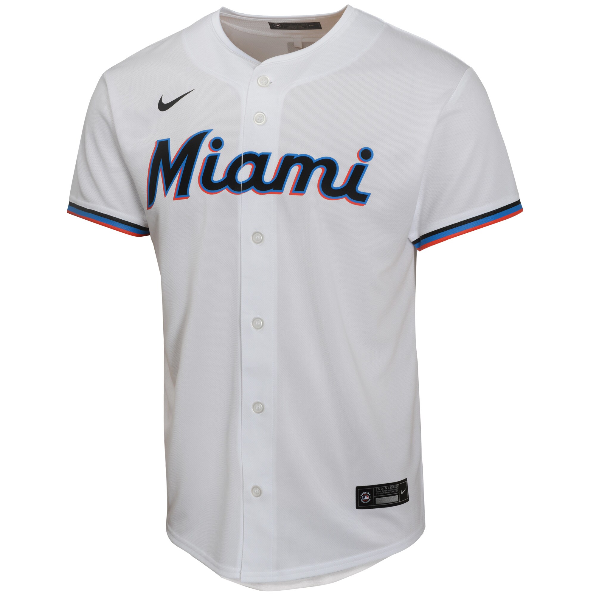 Sandy Alcantara Miami Marlins Nike Youth Home Game Player Jersey – White