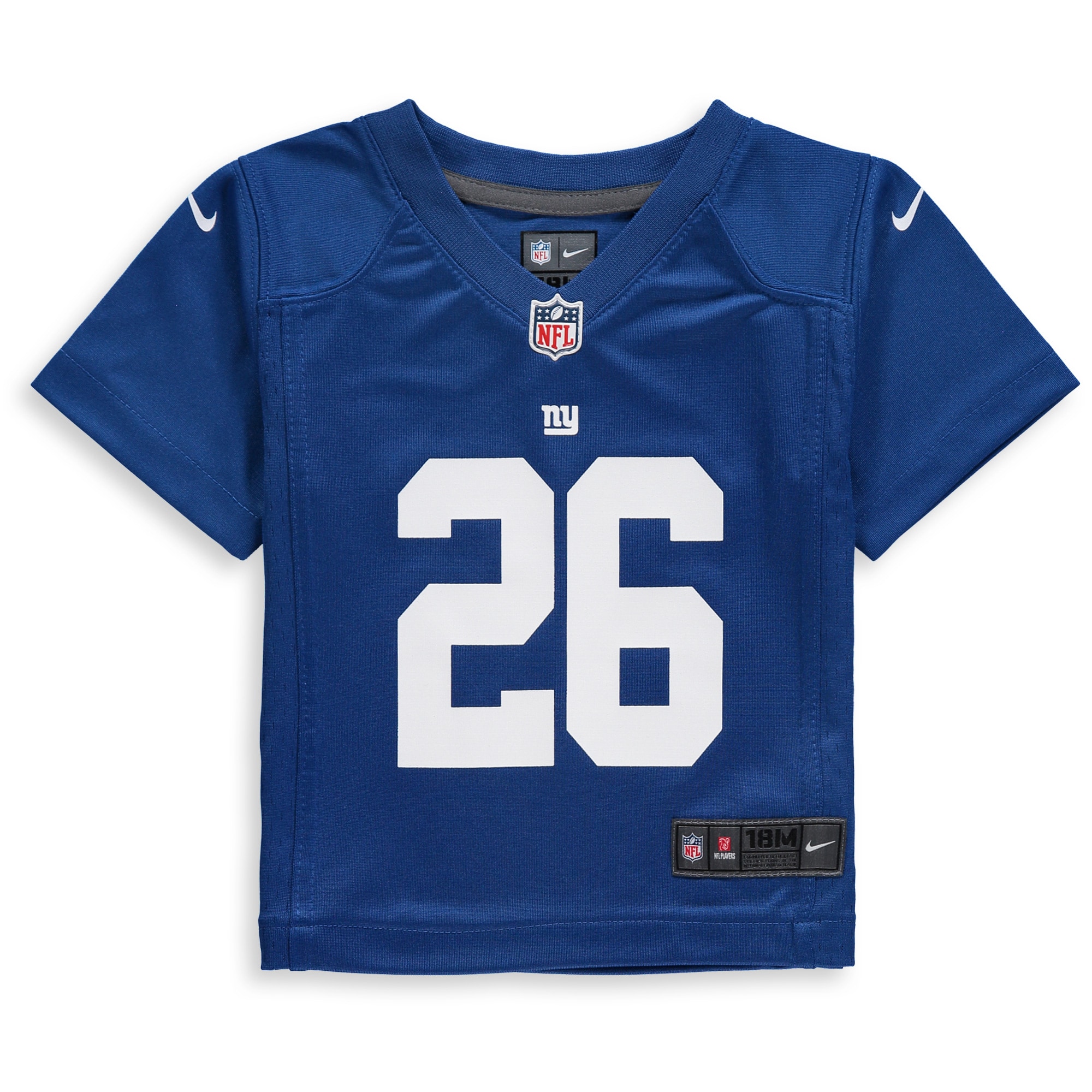 Saquon Barkley New York Giants Nike Infant Game Jersey – Royal Clowdercats