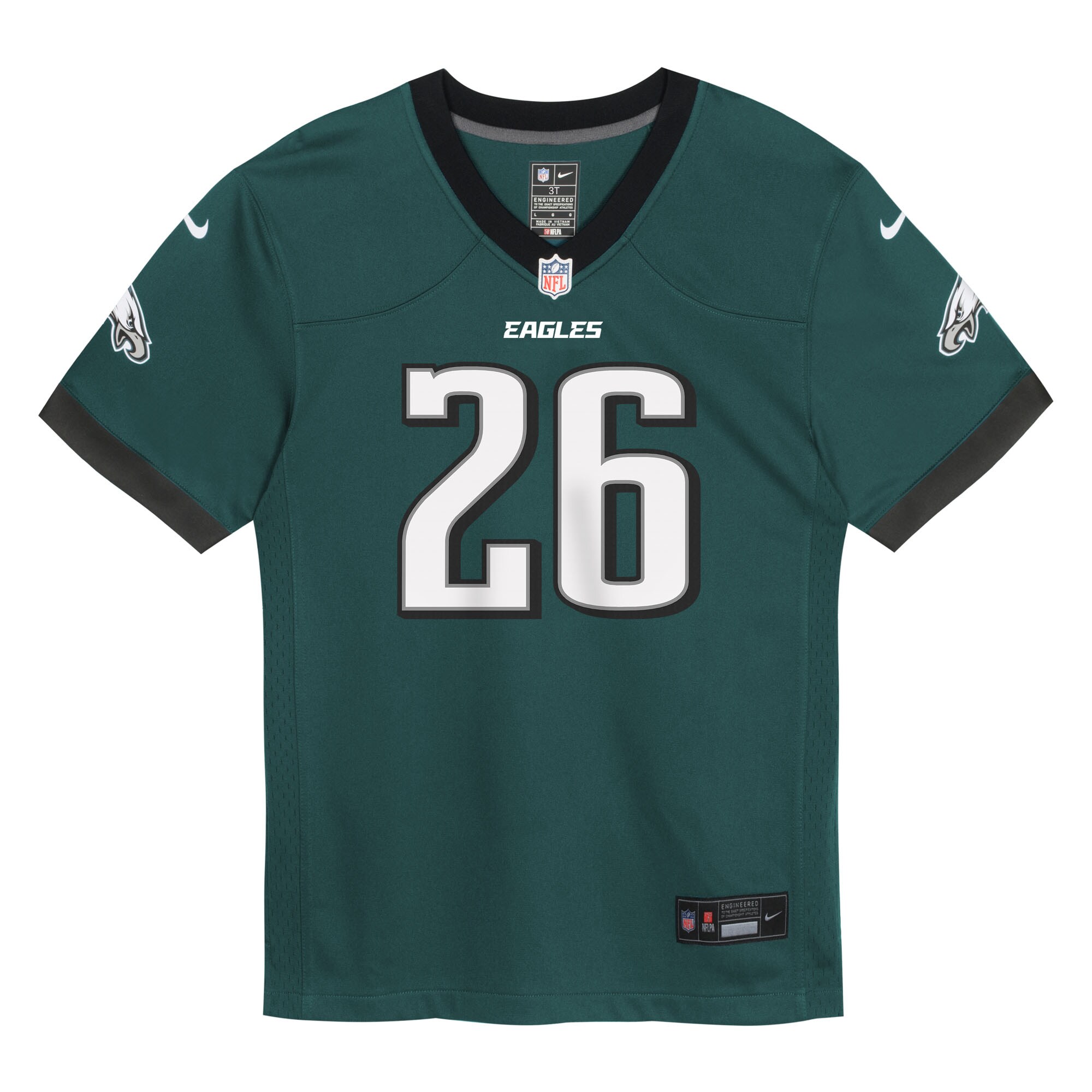 Saquon Barkley Philadelphia Eagles Nike Infant Team Player Game Jersey – Midnight Green Clowdercats