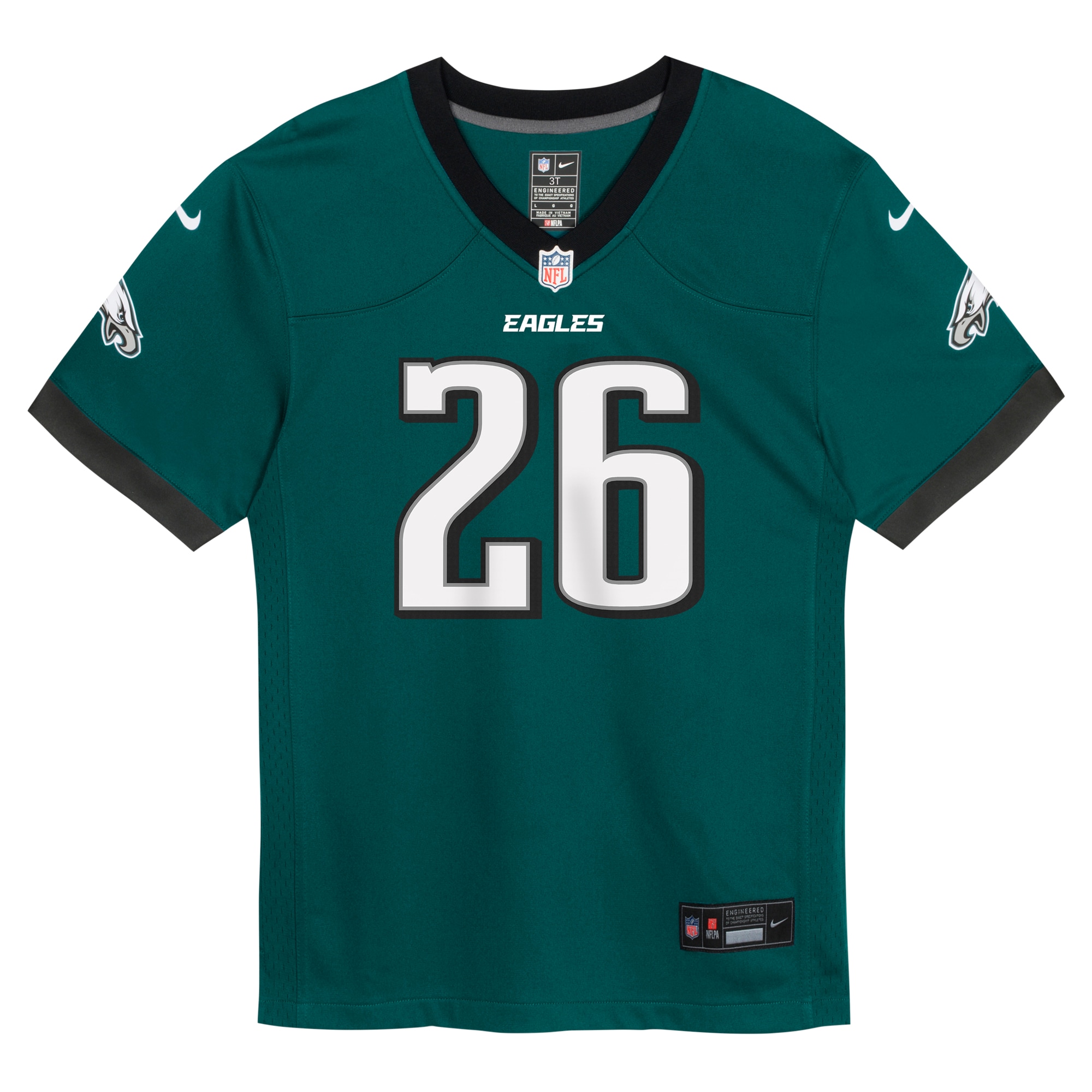 Saquon Barkley Philadelphia Eagles Nike Toddler Game Jersey – Midnight Green Clowdercats