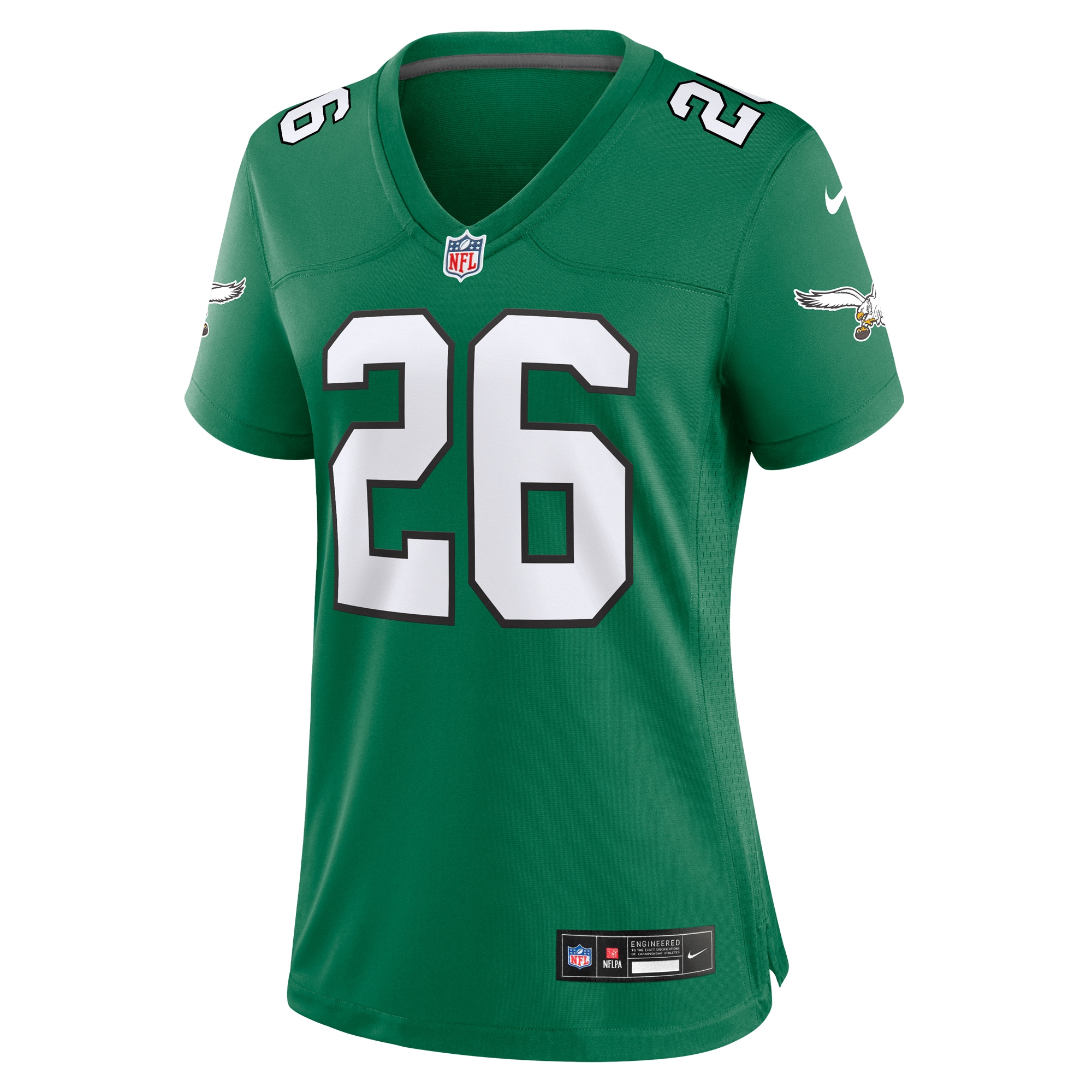 Saquon Barkley Philadelphia Eagles Nike Women’s Alternate Game Jersey – Kelly Green Clowdercats