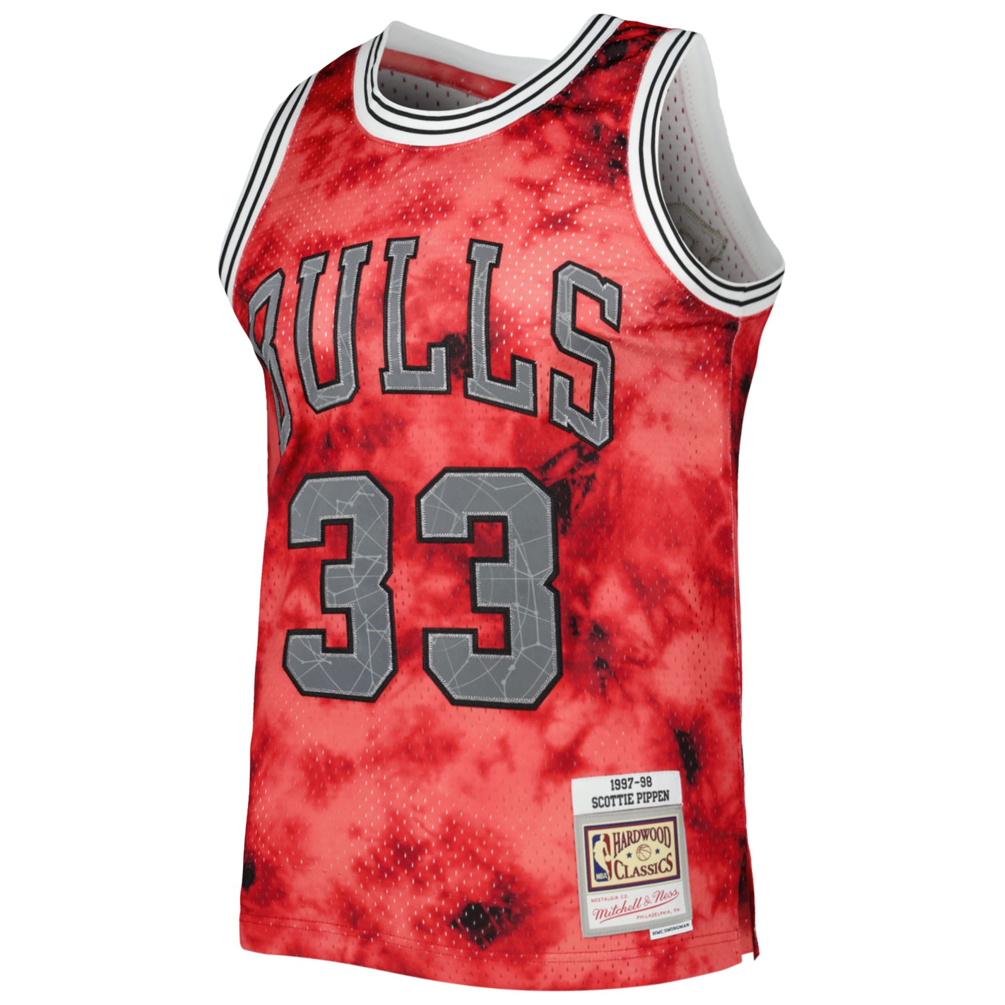 Scottie Pippen Chicago Bulls Mitchell & Ness 1997/98 Galaxy Swingman Jersey – Red Clowdercats