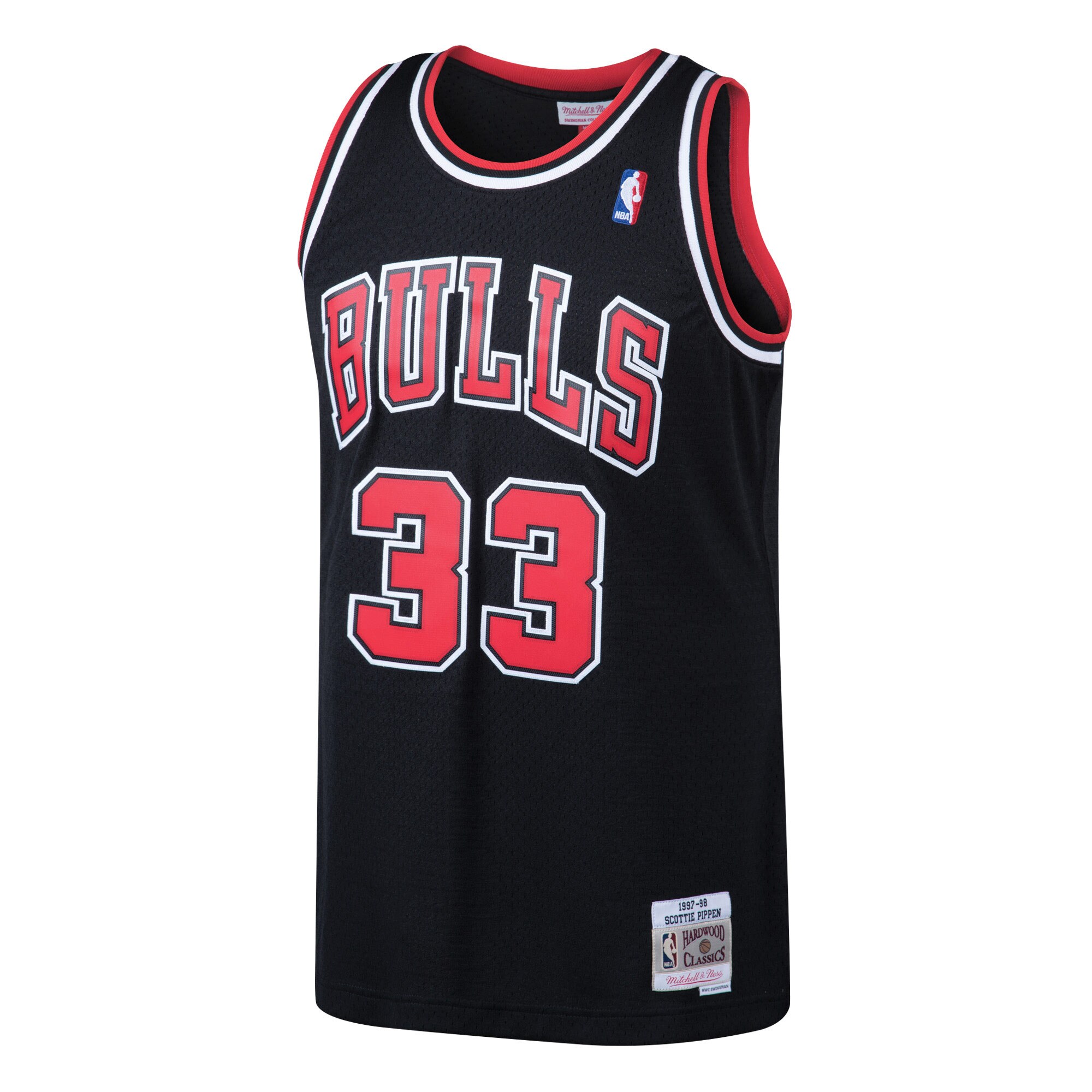 Scottie Pippen Chicago Bulls Mitchell & Ness 1997/98 Hardwood Classics Swingman Jersey – Black Clowdercats