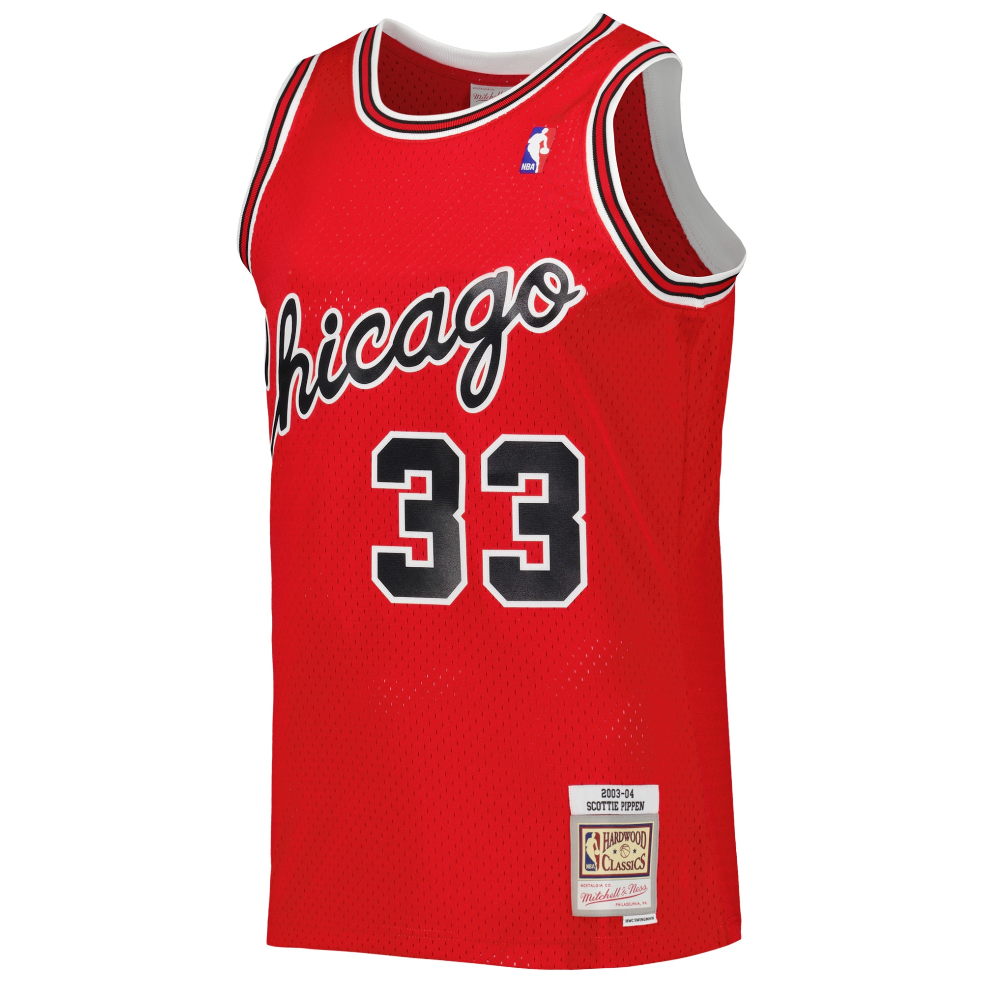 Scottie Pippen Chicago Bulls Mitchell & Ness Hardwood Classics 2003-04 Swingman Jersey – Red Clowdercats