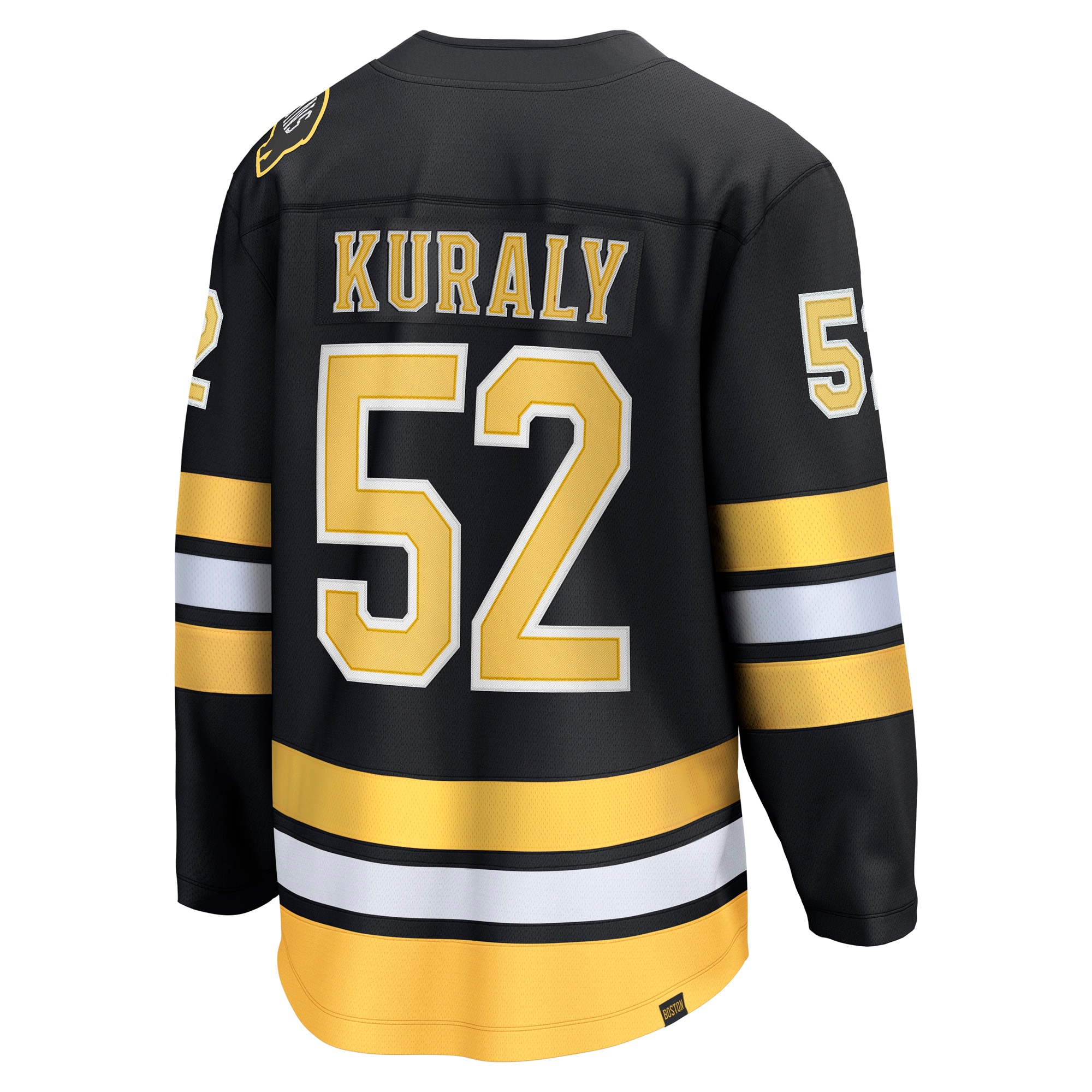 Sean Kuraly Boston Bruins Fanatics Home Breakaway Player Jersey – Black Clowdercats