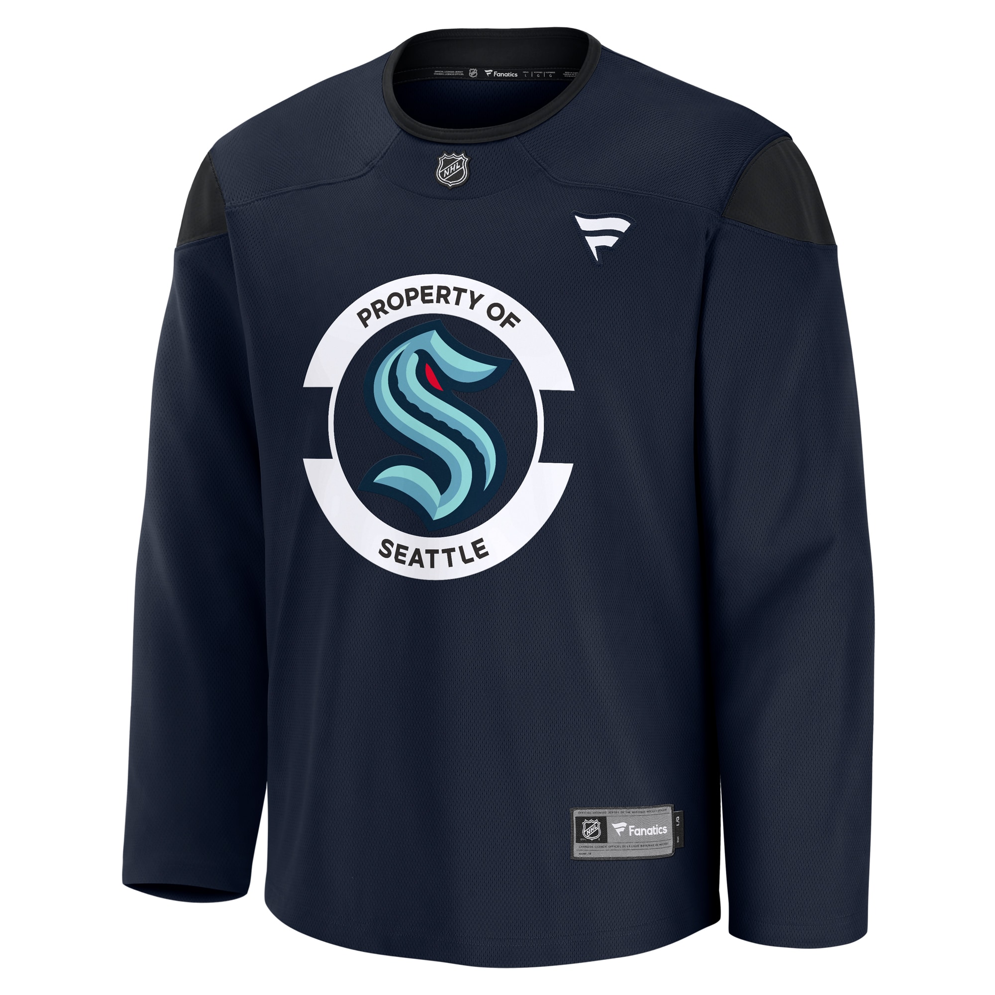 Seattle Kraken Fanatics Practice Jersey – Navy Clowdercats