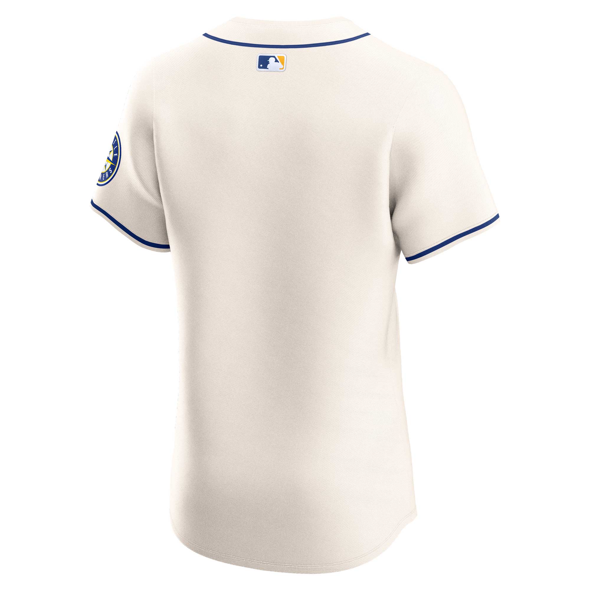 Seattle Mariners Nike Alternate Vapor Premier Elite Patch Jersey – Cream
