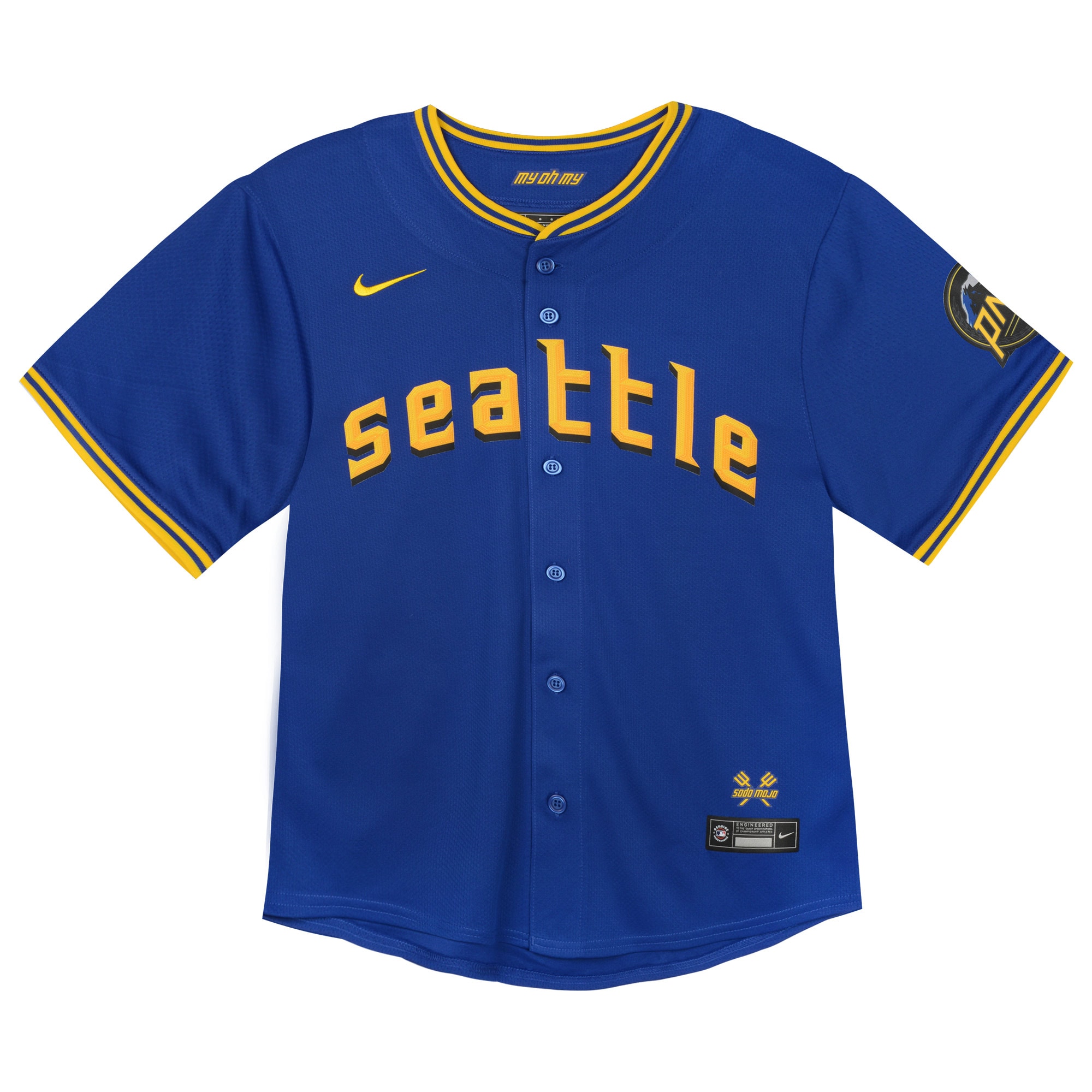 Seattle Mariners Nike Toddler City Connect Limited Player Jersey – Navy