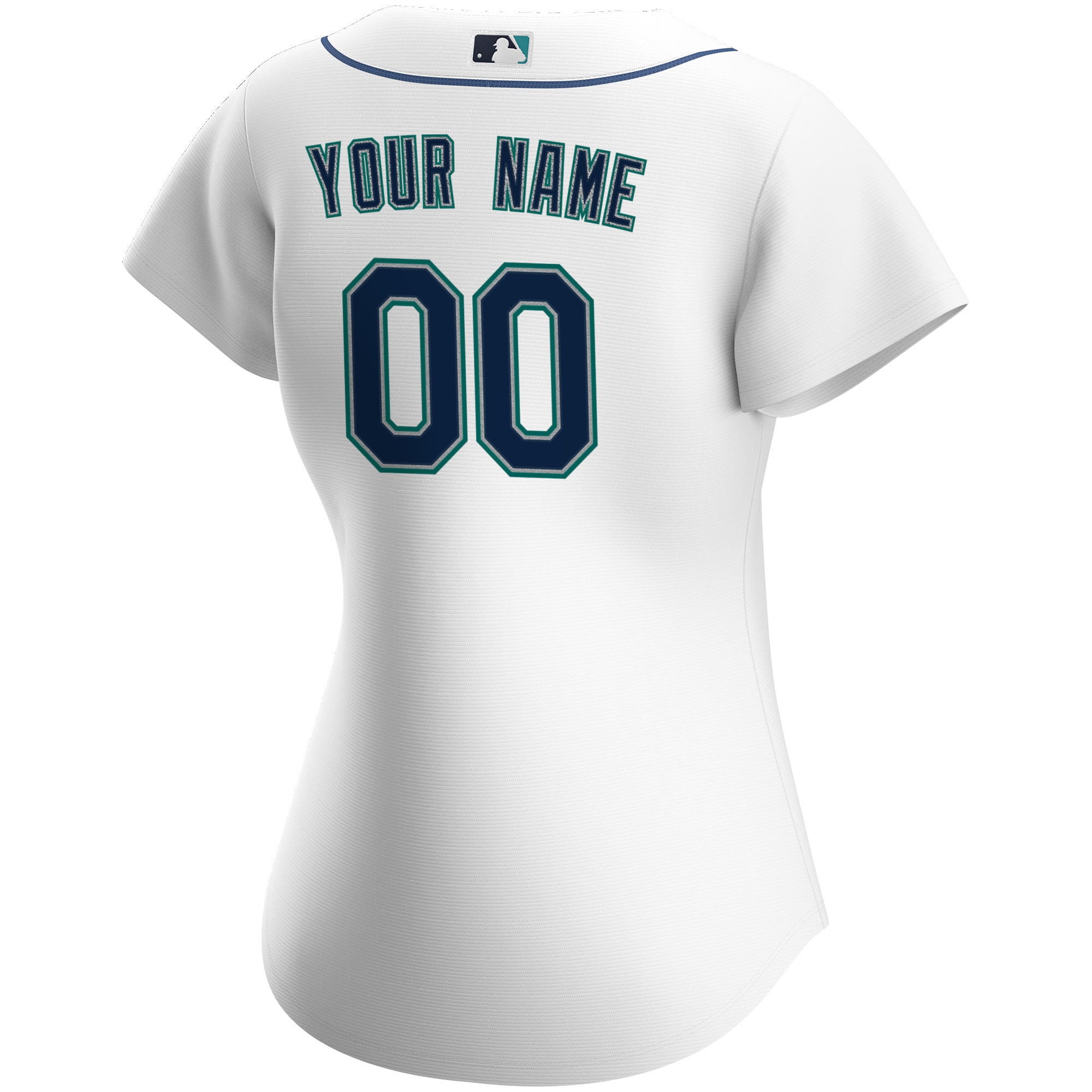 Seattle Mariners Nike Women’s Home Replica Custom Jersey – White