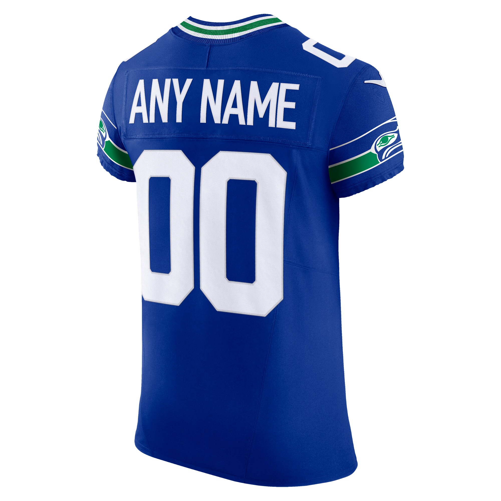 Seattle Seahawks Nike Alternate Vapor F.U.S.E. Elite Custom Jersey – Men’s Royal Clowdercats