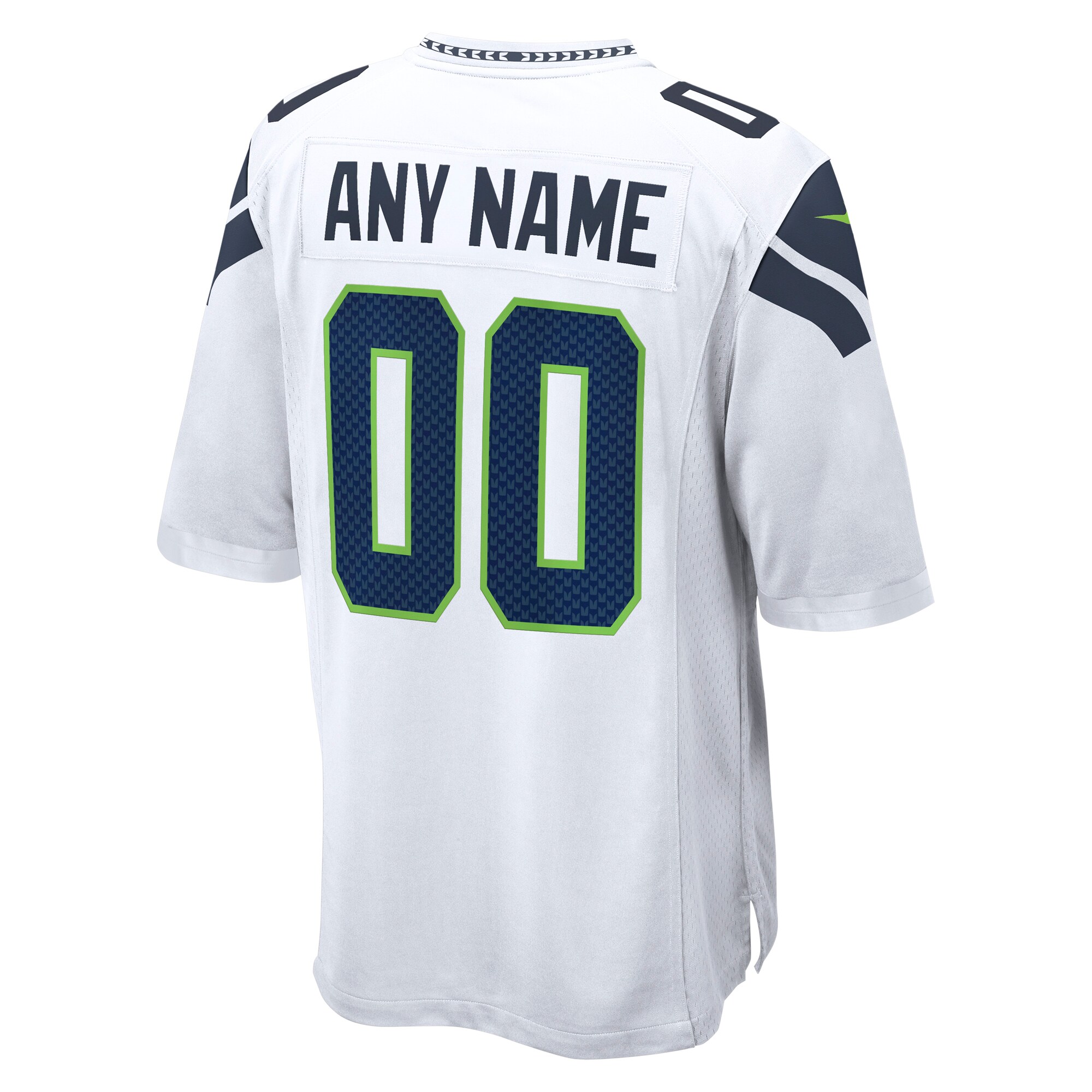 Seattle Seahawks Nike Custom Game Jersey – White Clowdercats