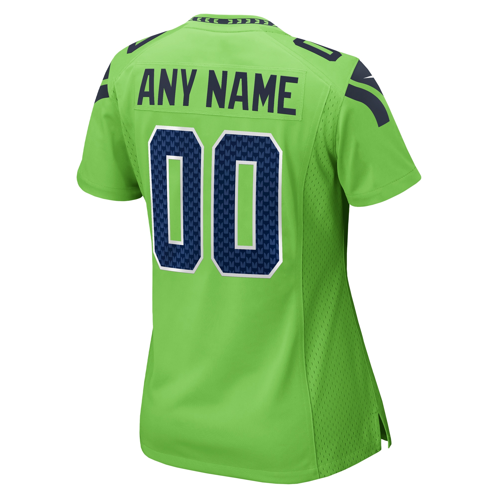 Seattle Seahawks Nike Women’s Alternate Custom Game Jersey – Neon Green Clowdercats
