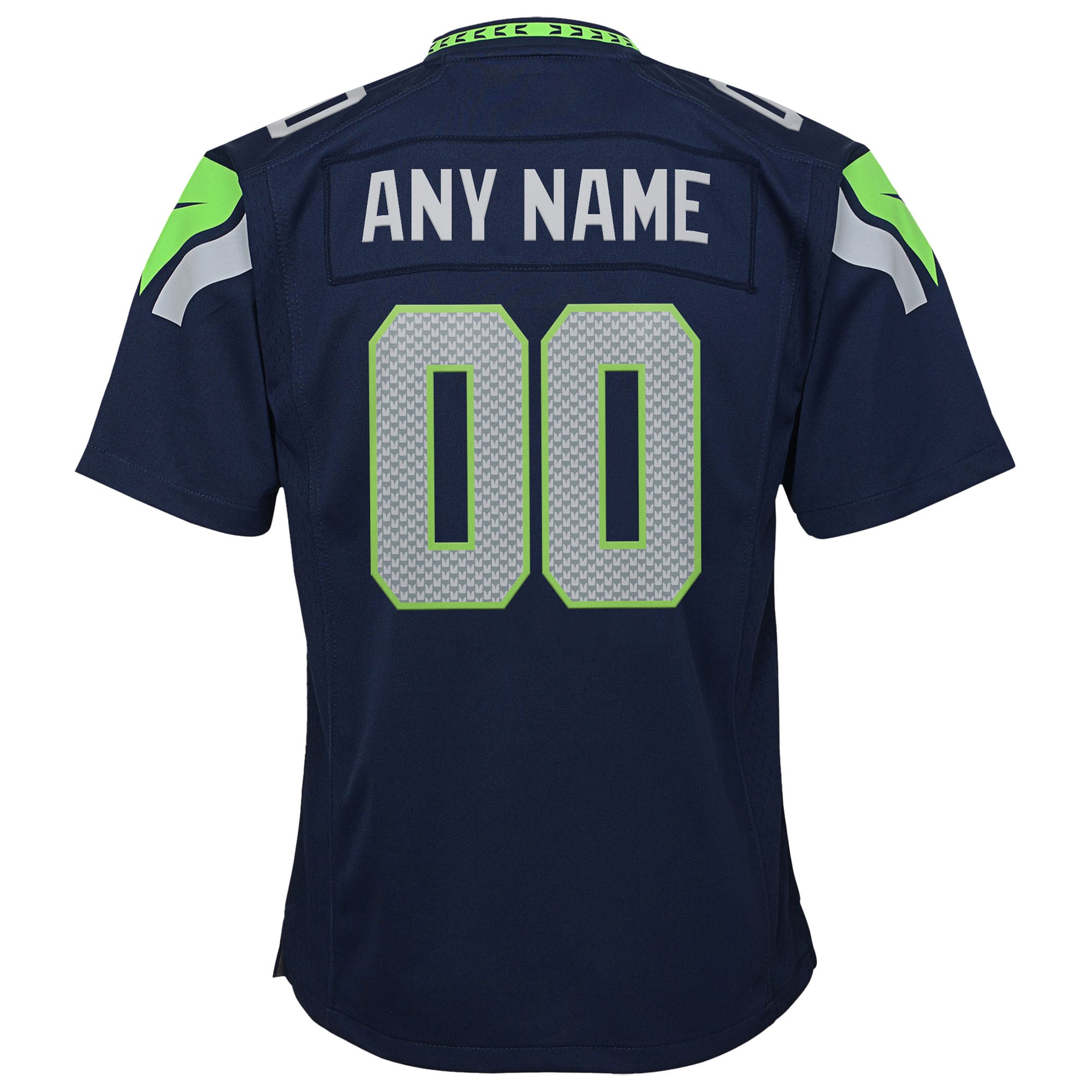 Seattle Seahawks Nike Youth 50th Season Team Custom Game Jersey – College Navy Clowdercats