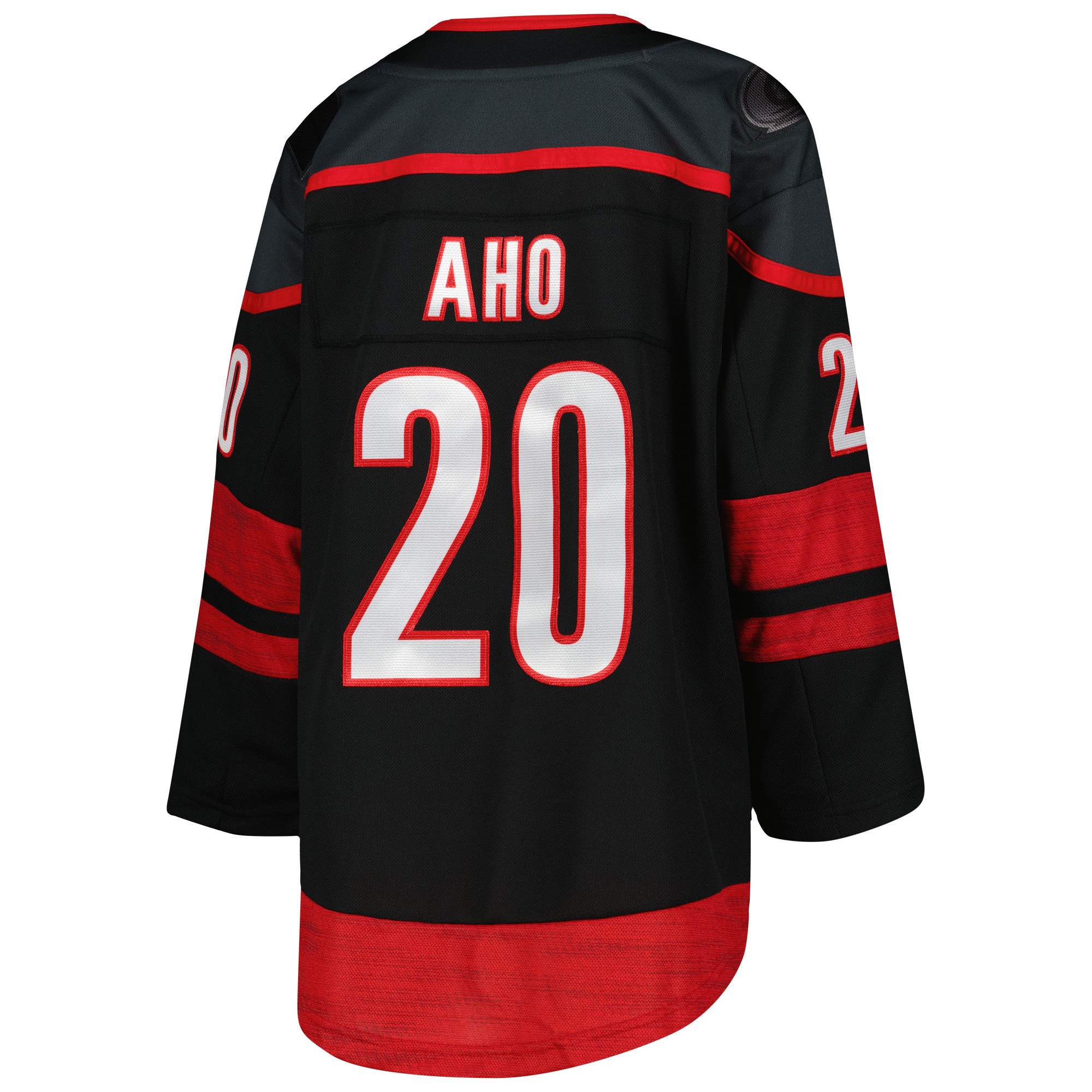 Sebastian Aho Carolina Hurricanes Youth Home Premier Player Jersey – Black Clowdercats