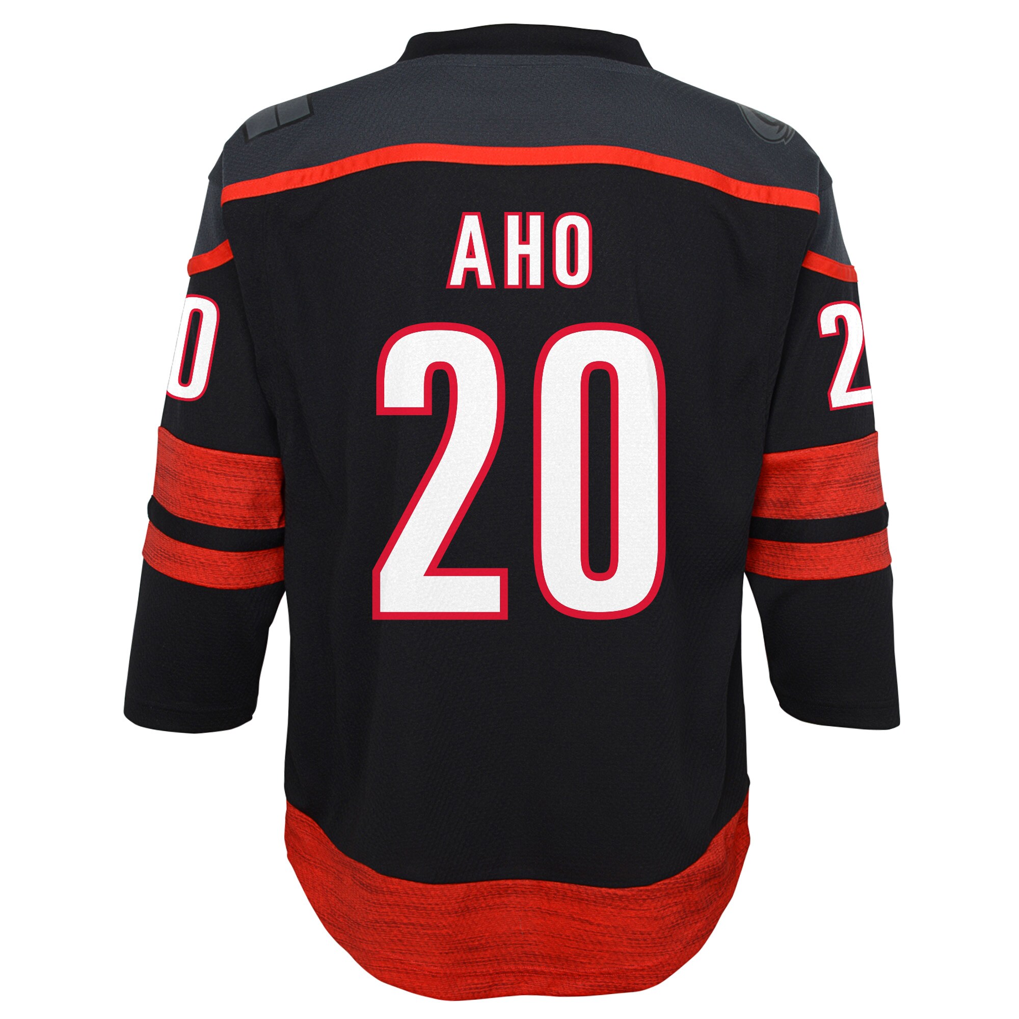 Sebastian Aho Carolina Hurricanes Youth Home Replica Player Jersey – Black Clowdercats