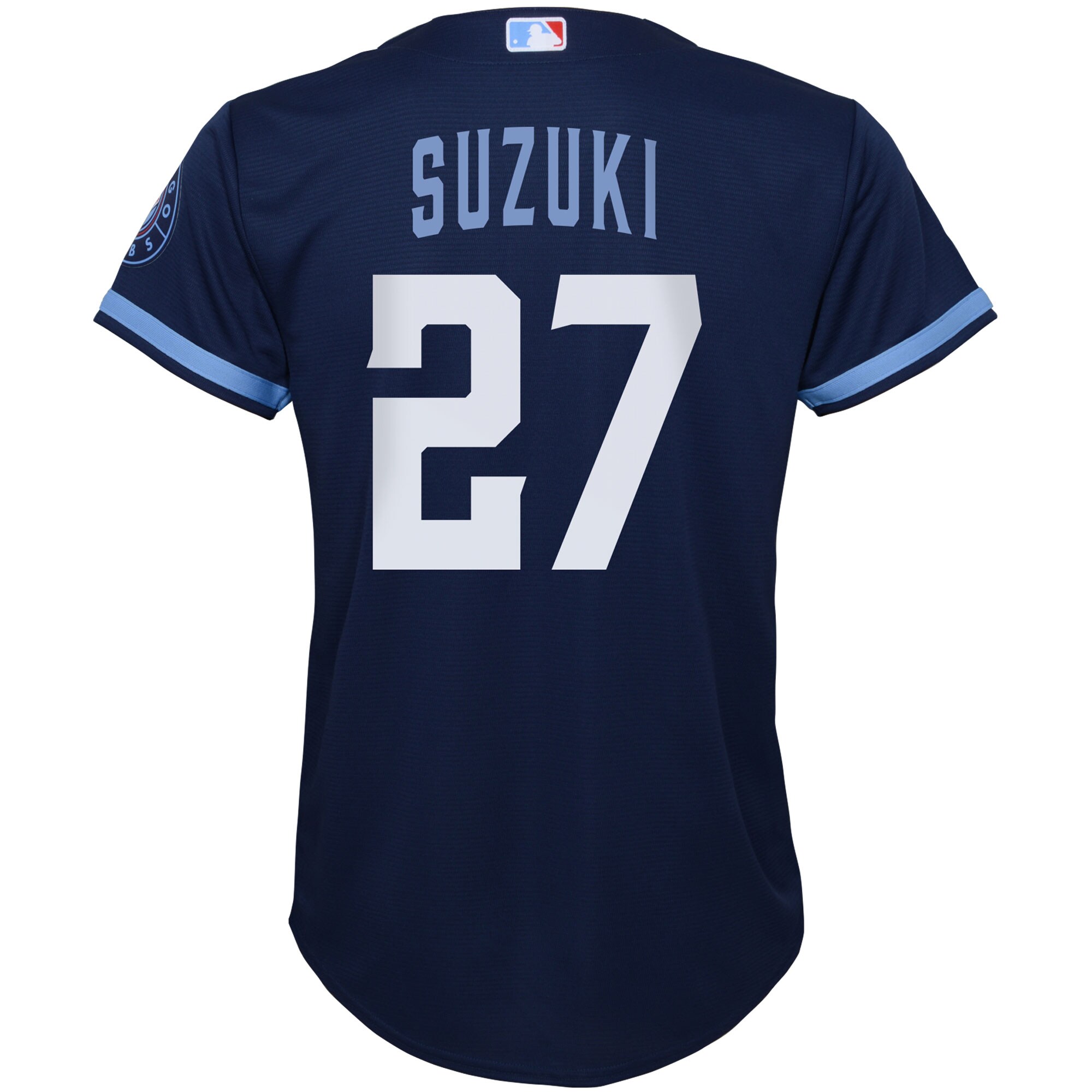 Seiya Suzuki Chicago Cubs Nike Preschool City Connect Script Replica Player Jersey – Navy