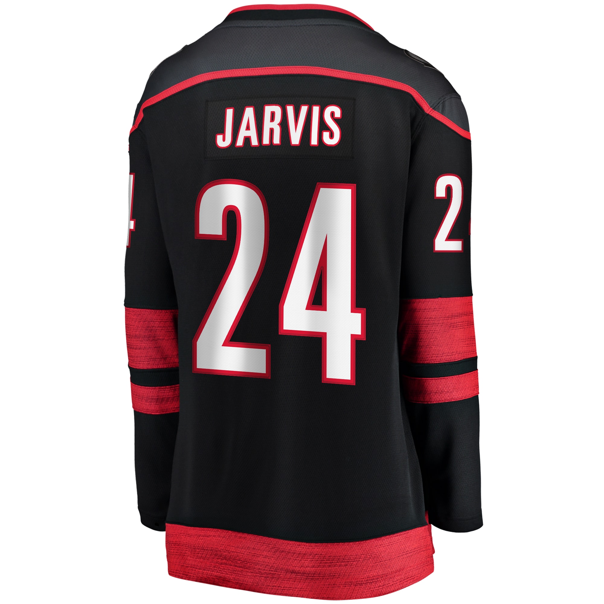 Seth Jarvis Carolina Hurricanes Fanatics Women’s Home Breakaway Player Jersey – Black Clowdercats
