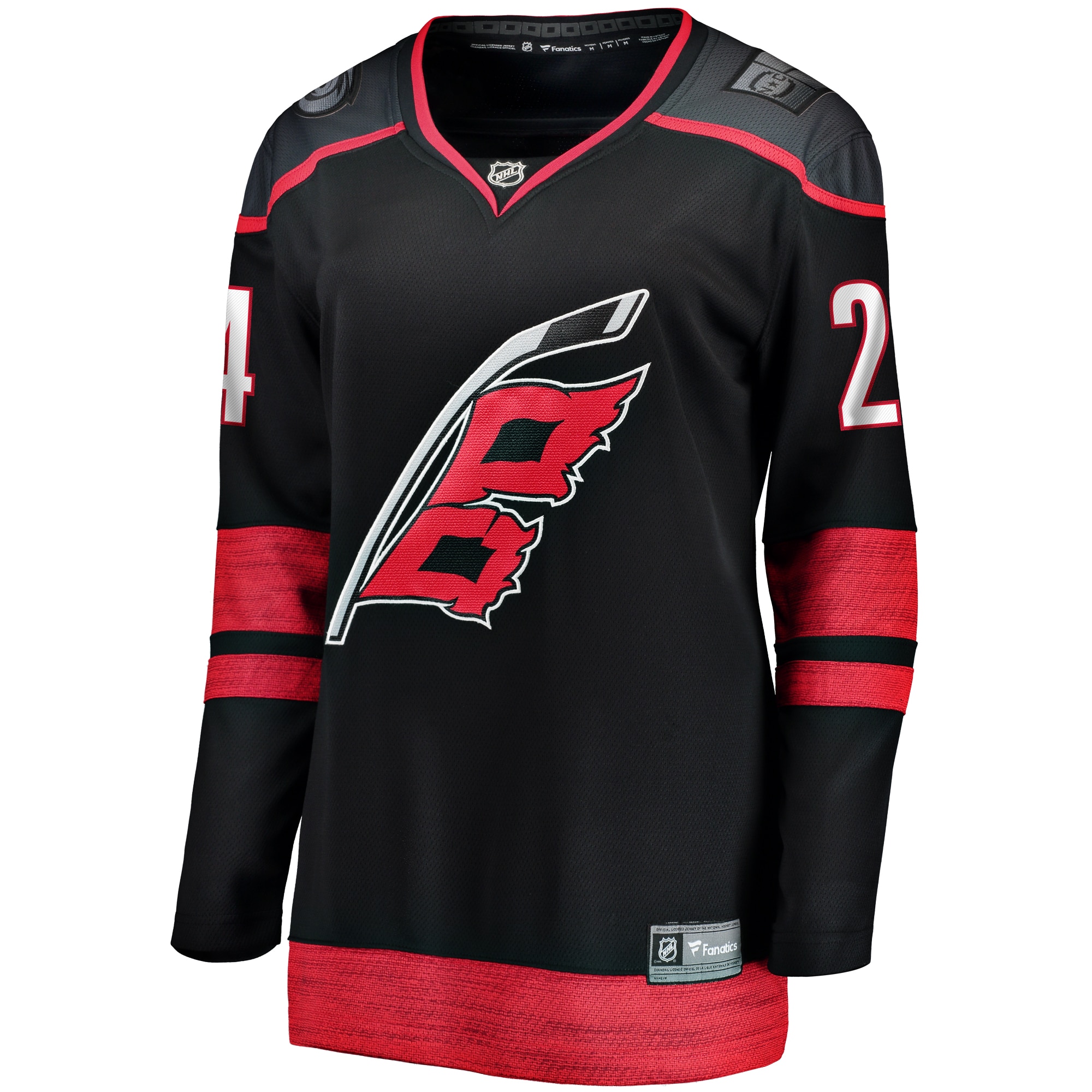 Seth Jarvis Carolina Hurricanes Fanatics Women’s Home Breakaway Player Jersey – Black Clowdercats