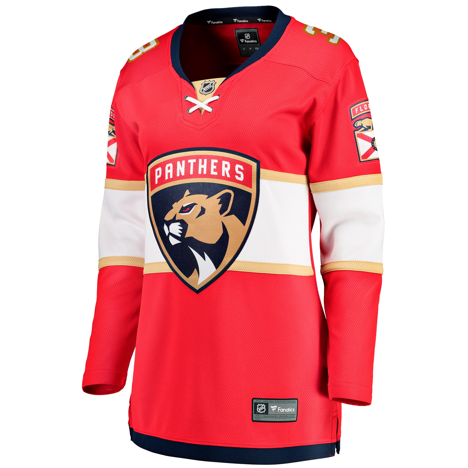 Seth Jones Florida Panthers Fanatics Women’s Home Breakaway Player Jersey – Red Clowdercats