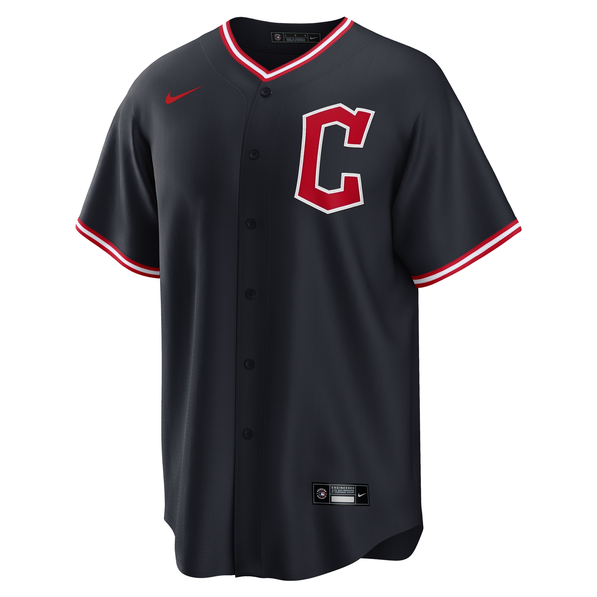 Shane Bieber Cleveland Guardians Nike Alternate Replica Jersey – Navy