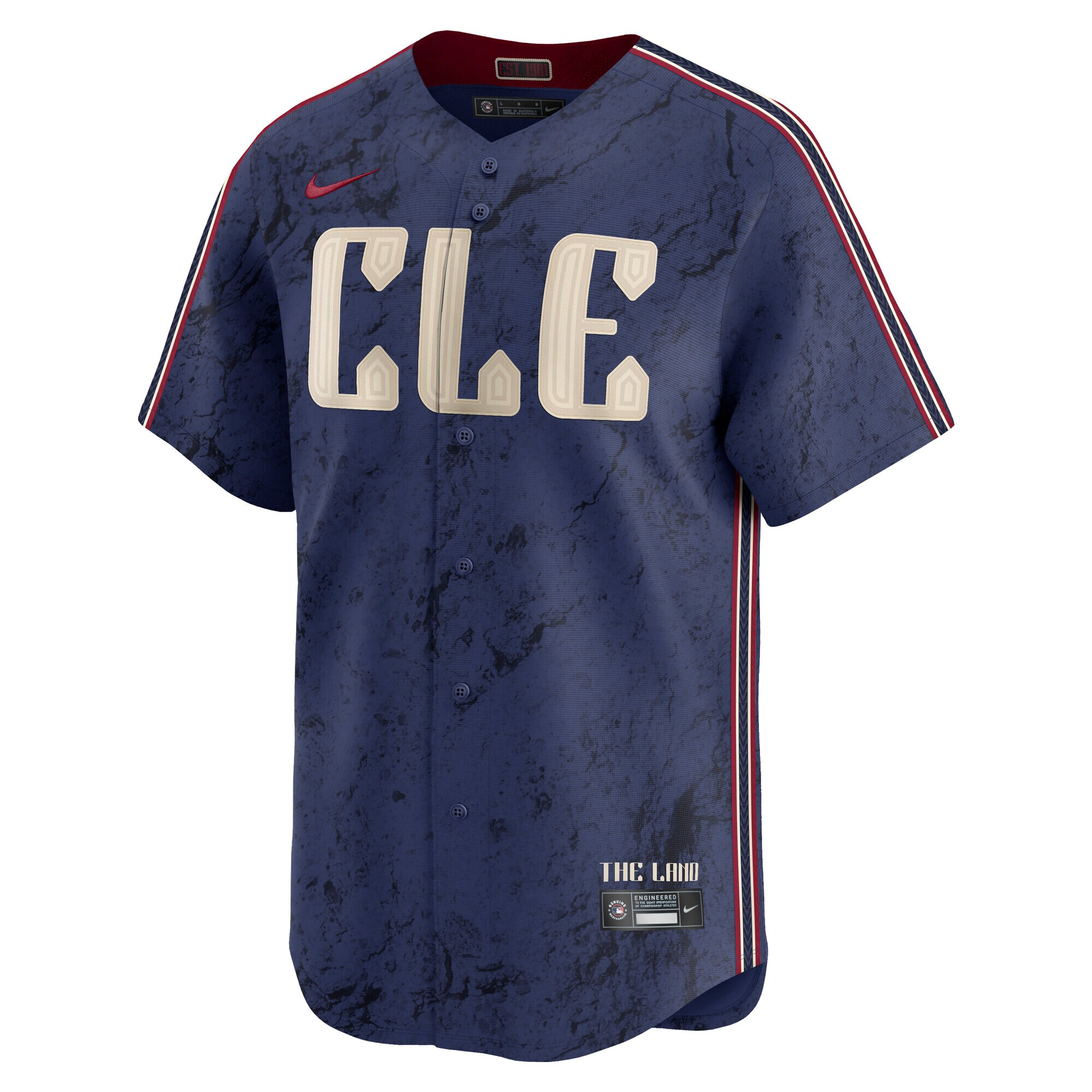 Shane Bieber Cleveland Guardians Nike City Connect Limited Player Jersey – Navy