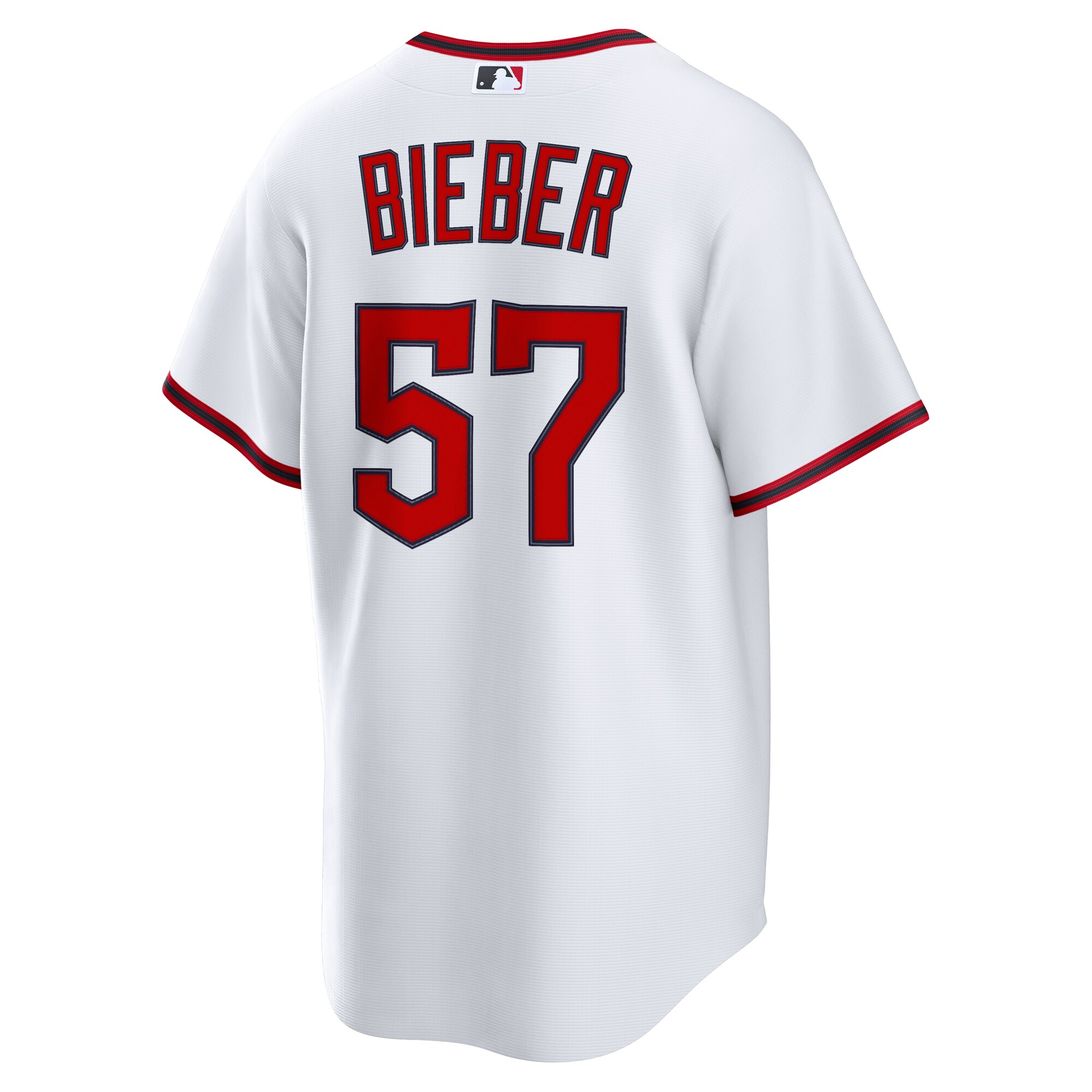 Shane Bieber Cleveland Guardians Nike Home Replica Jersey – White