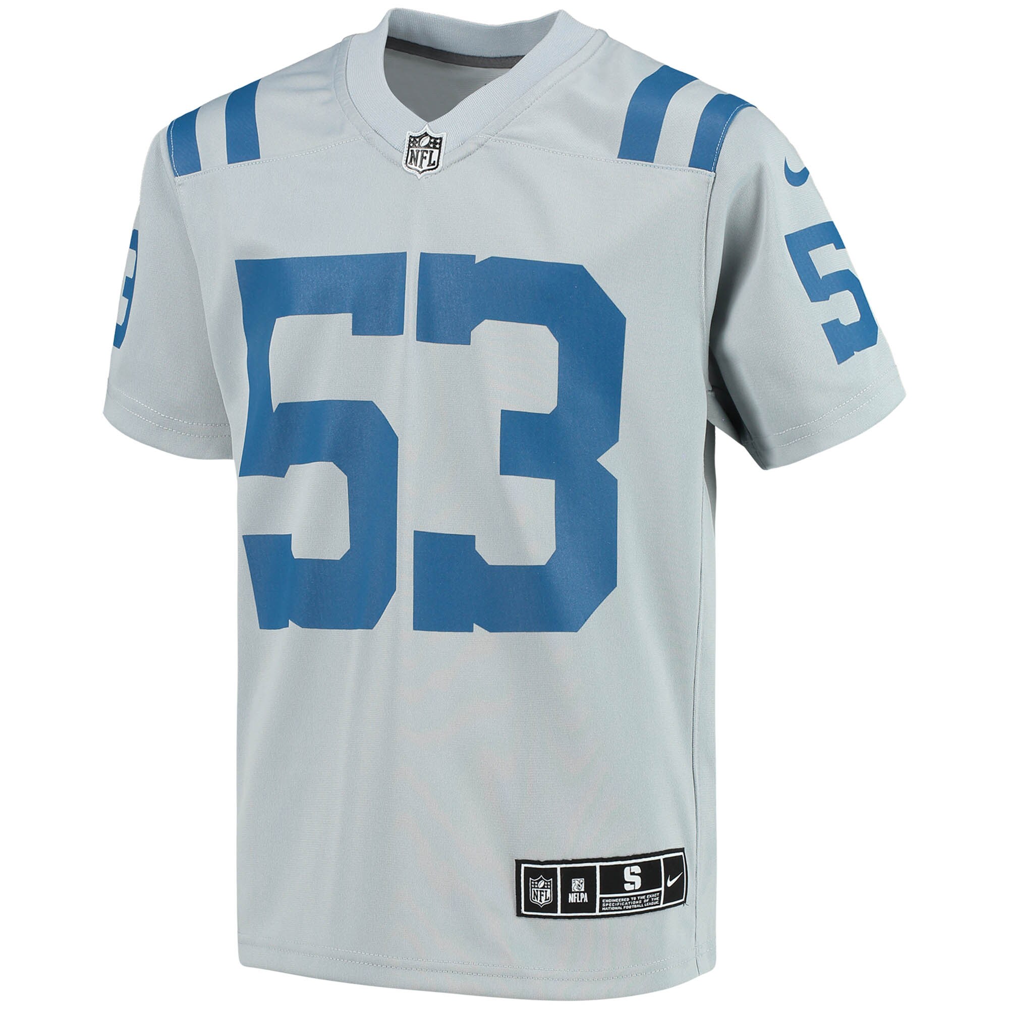 Shaquille Leonard Indianapolis Colts Nike Youth Inverted Team Game Jersey – Gray Clowdercats