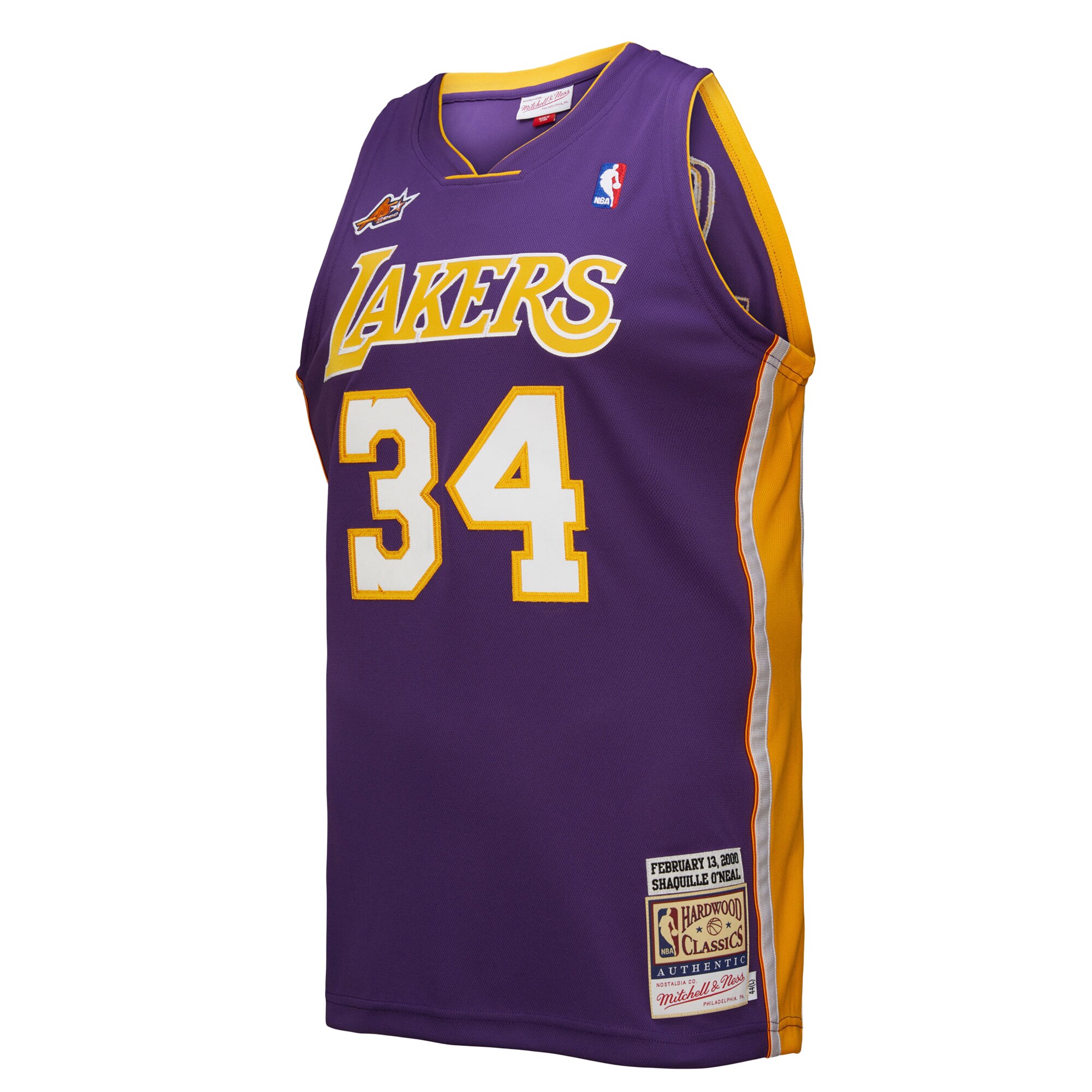 Shaquille O’Neal Los Angeles Lakers Mitchell & Ness 2000 NBA All-Star Game Authentic Jersey – Purple Clowdercats