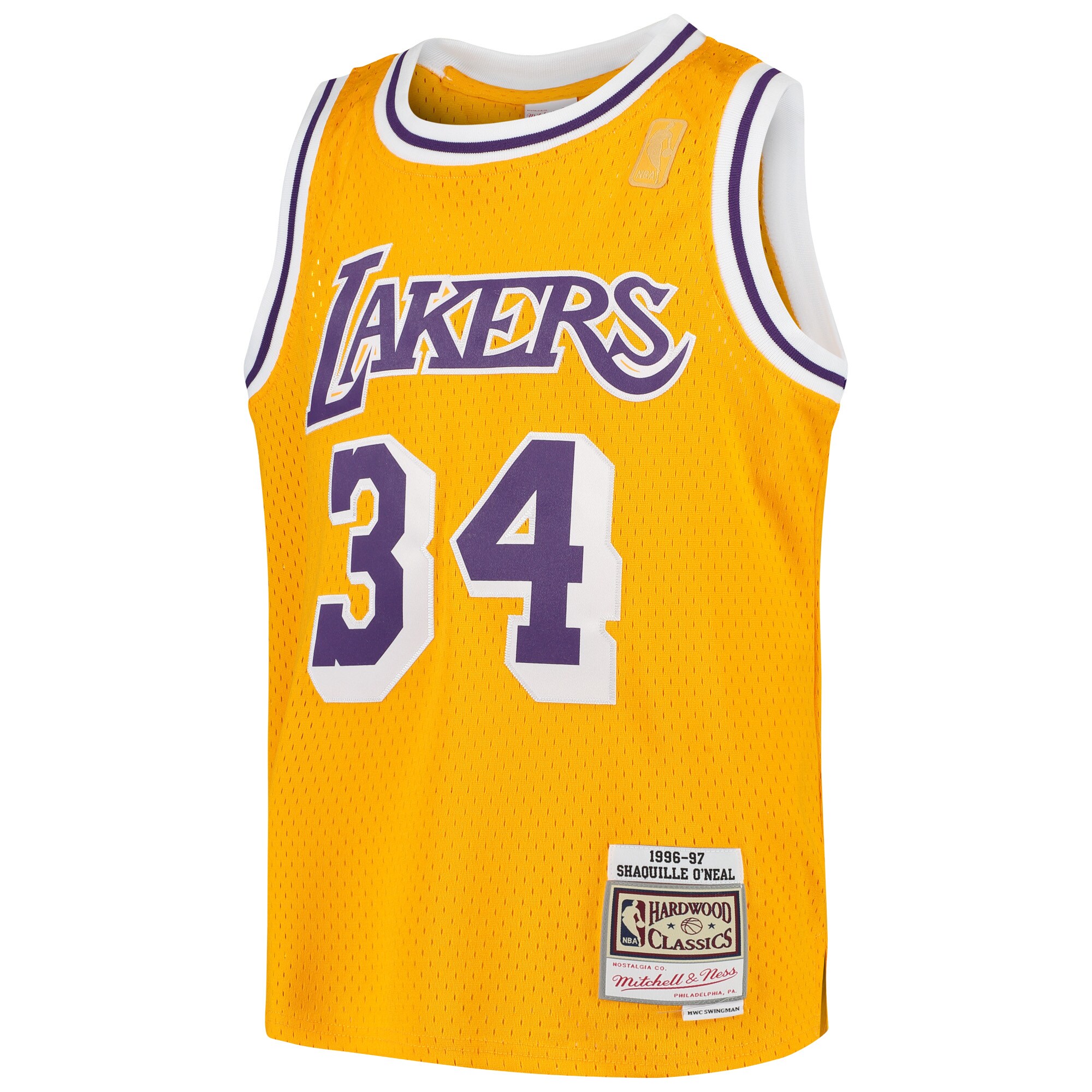 Shaquille O’Neal Los Angeles Lakers Mitchell & Ness Youth Swingman Throwback Jersey – Gold Clowdercats