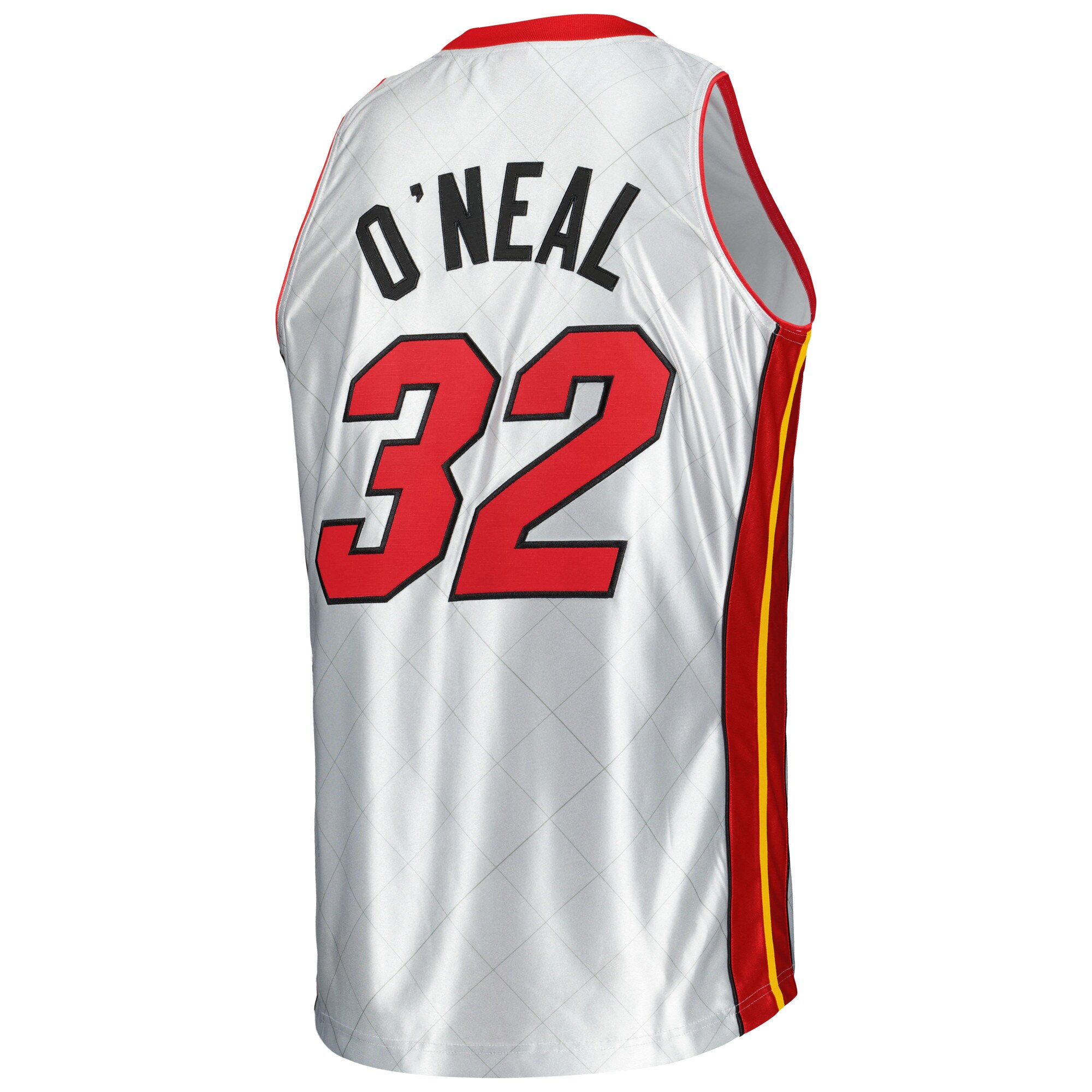 Shaquille O’Neal Miami Heat Mitchell & Ness 2005/06 Hardwood Classics 75th Anniversary Swingman Jersey – Platinum Clowdercats