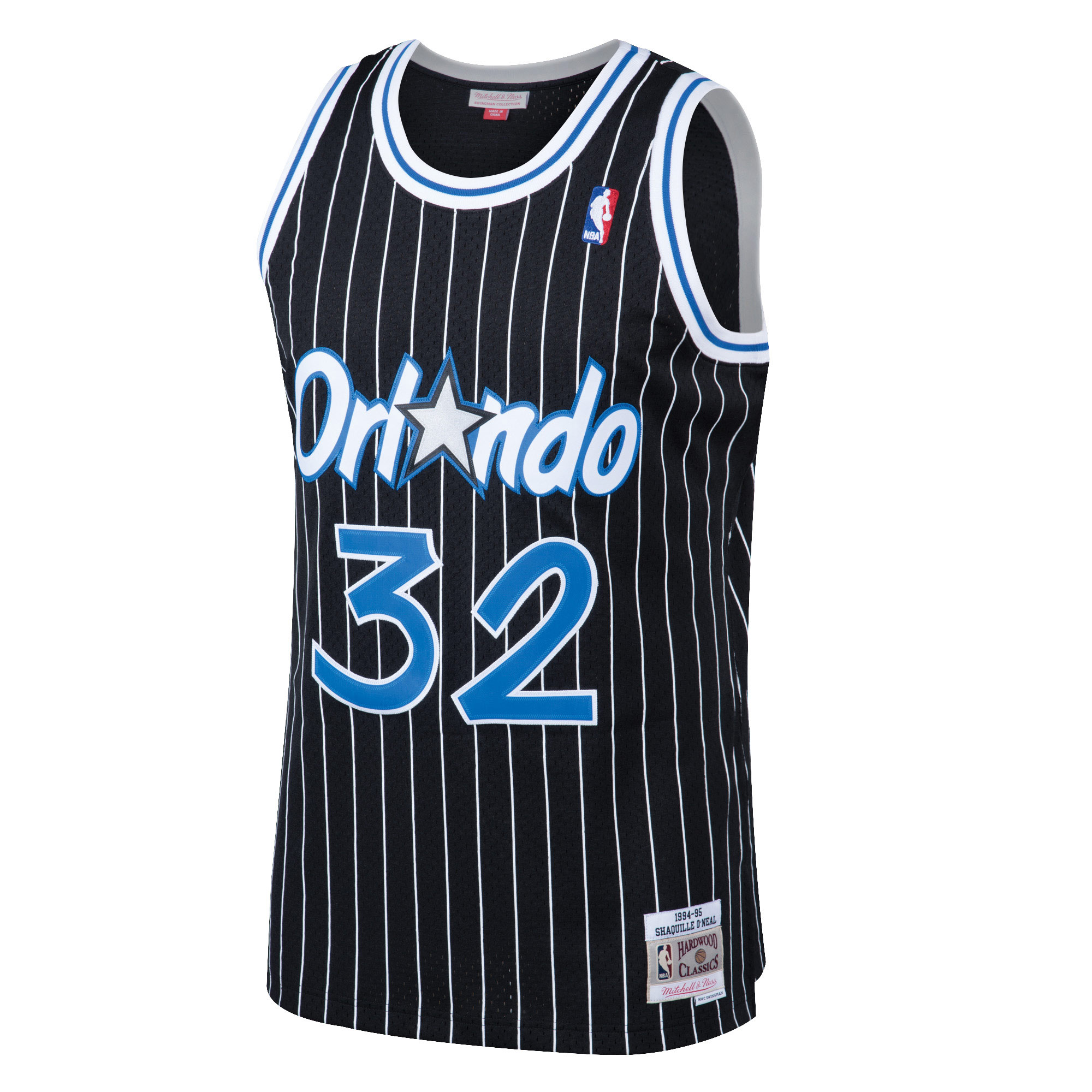 Shaquille O’Neal Orlando Magic Mitchell & Ness Hardwood Classics Swingman Jersey – Black Clowdercats