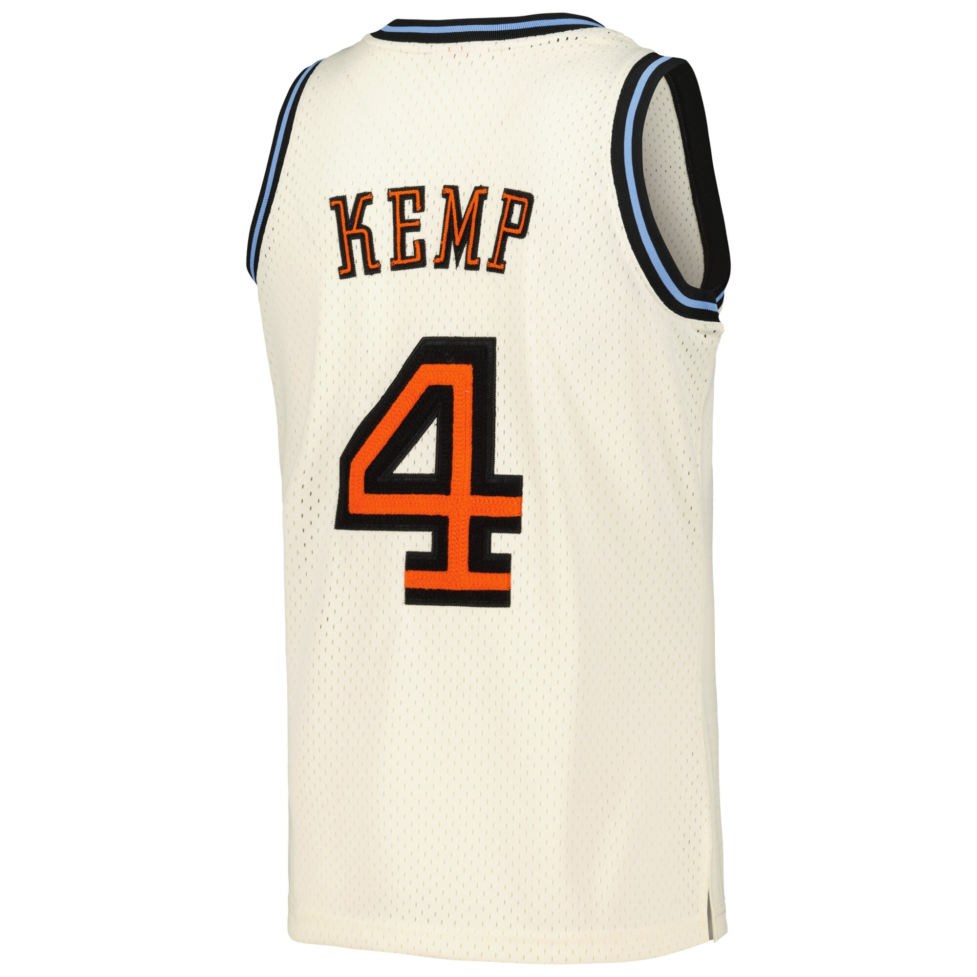 Shawn Kemp Cleveland Cavaliers Mitchell & Ness Chainstitch Swingman Jersey – Cream Clowdercats