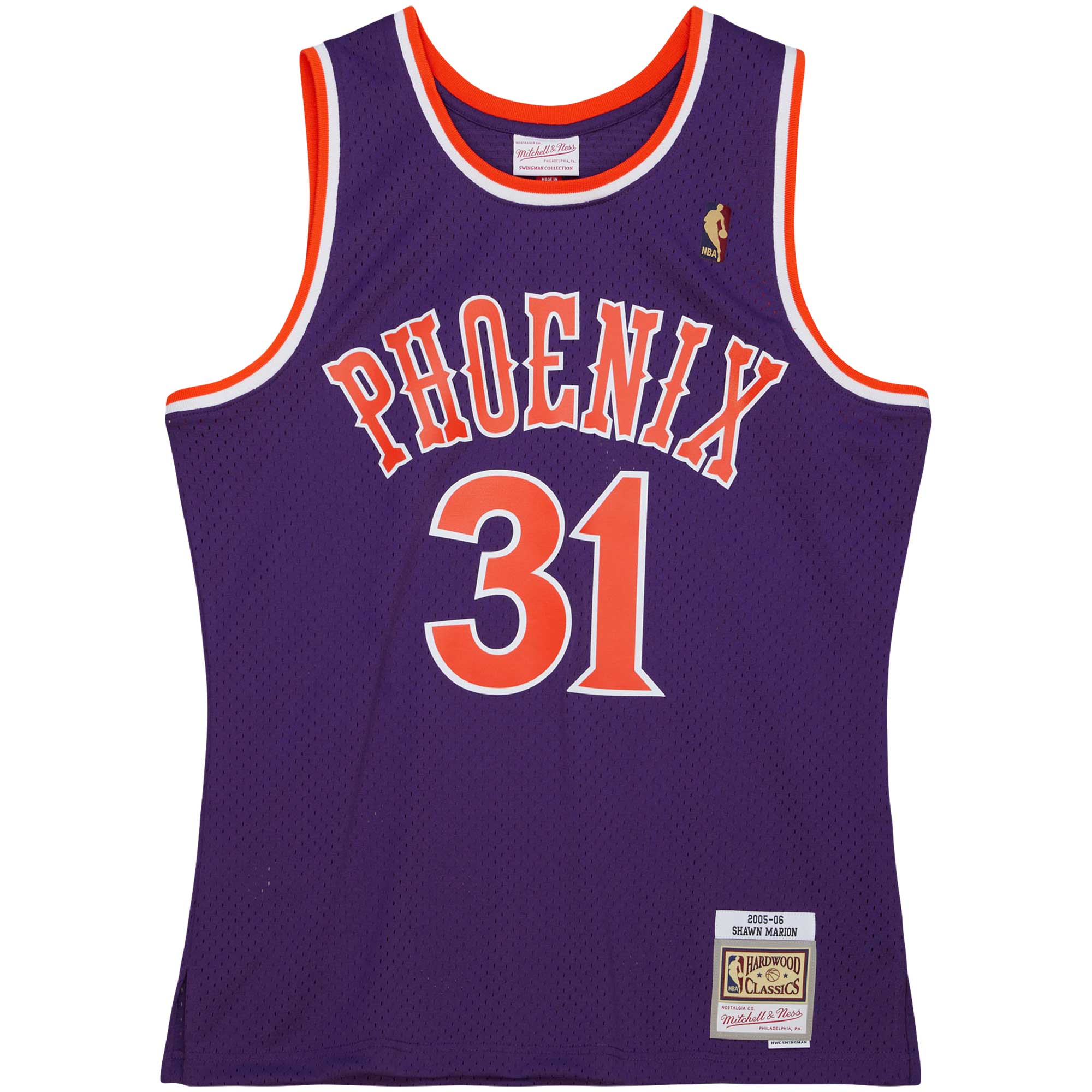 Shawn Marion Phoenix Suns Mitchell & Ness 2005/06 Hardwood Classics Swingman Jersey – Purple Clowdercats
