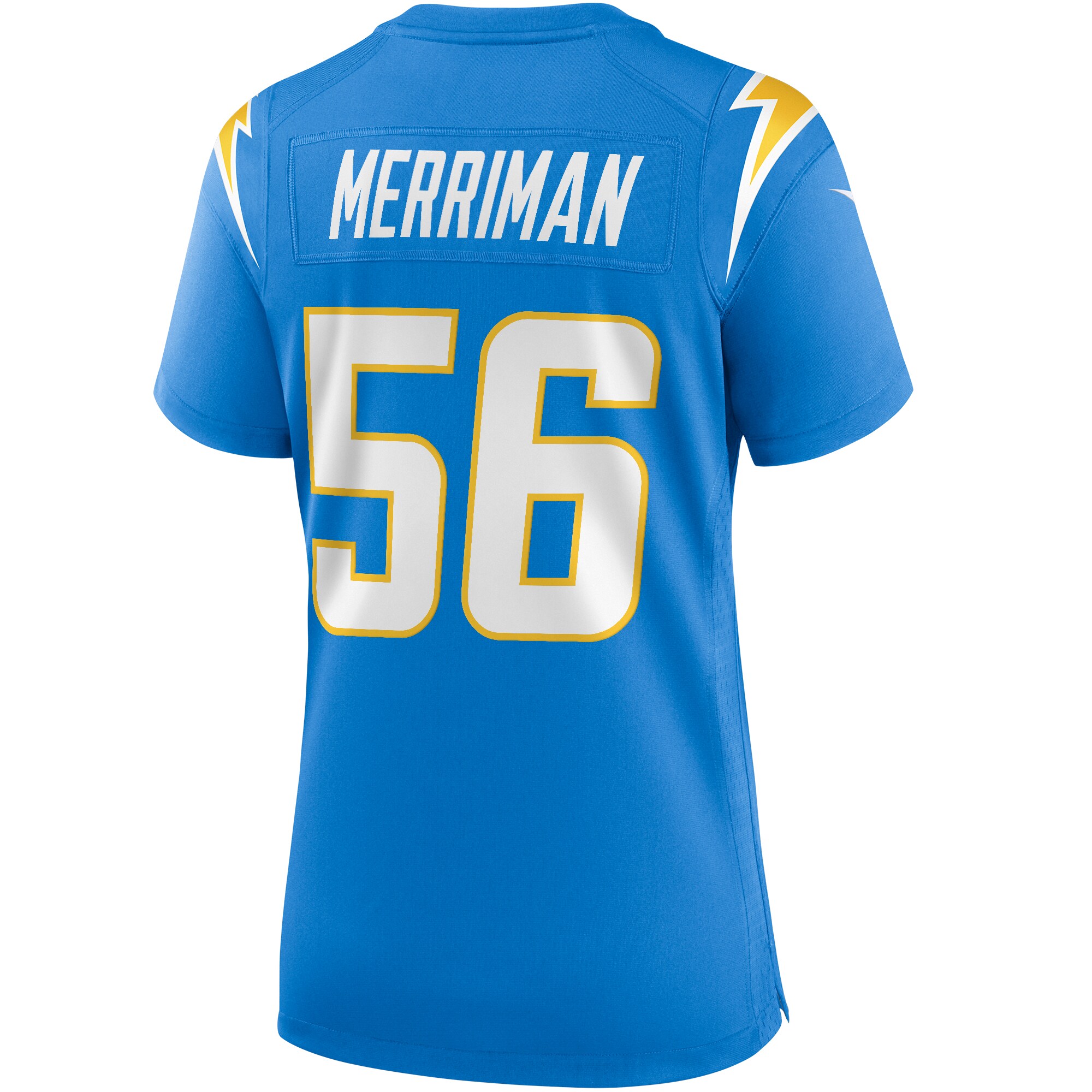Shawne Merriman Los Angeles Chargers Nike Women’s Game Retired Player Jersey – Powder Blue Clowdercats